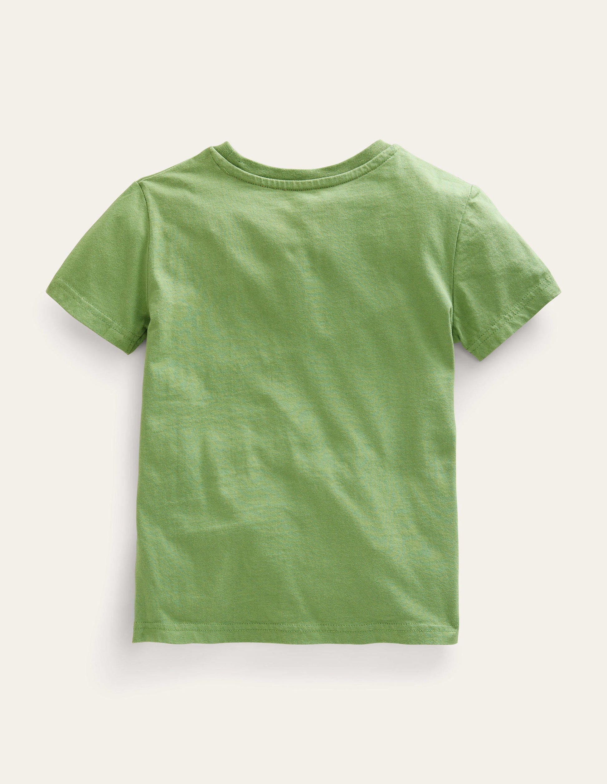 Appliqué Textured T-shirt-Safari Green Crabs-2
