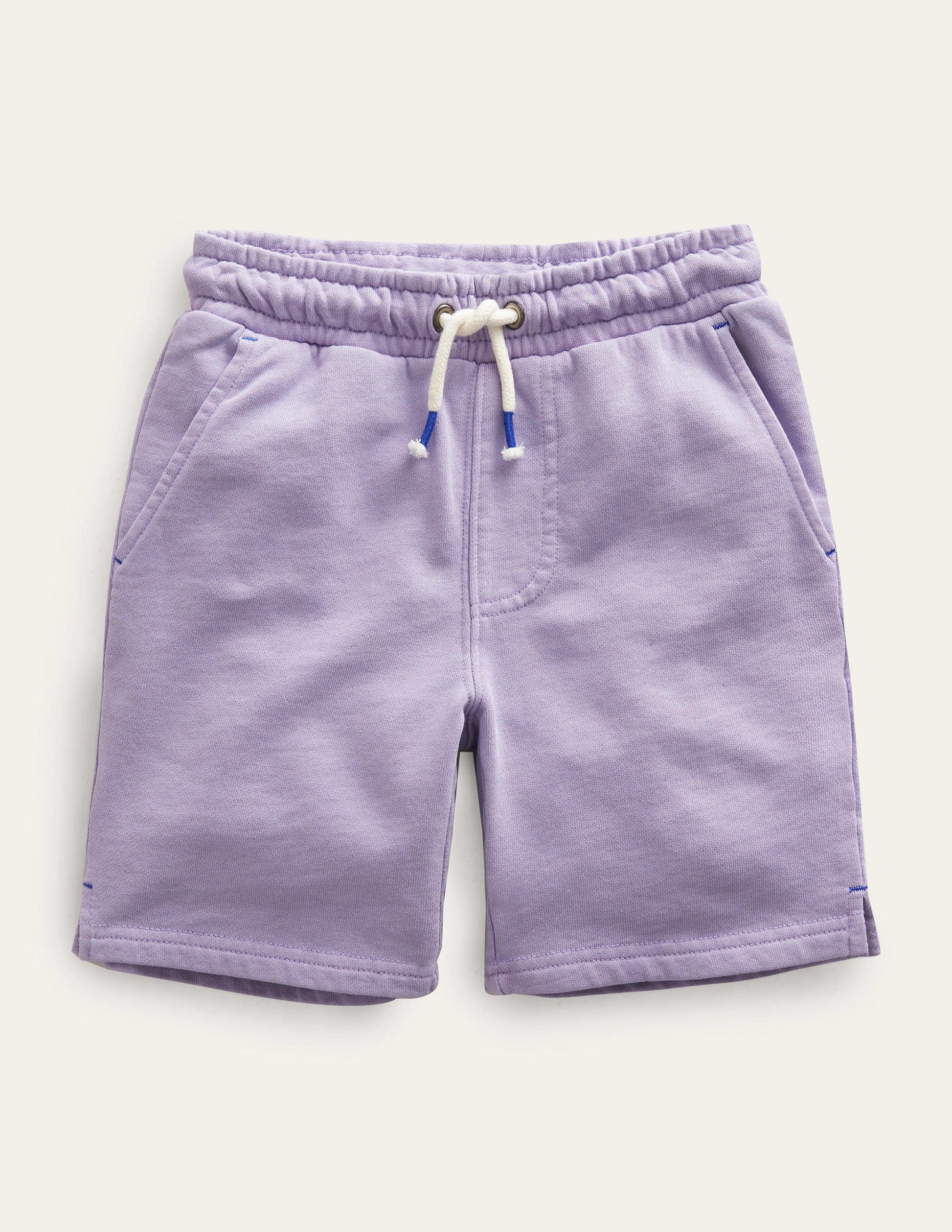 Stückgefärbte Shorts-Mattes Lavendelviolett-1