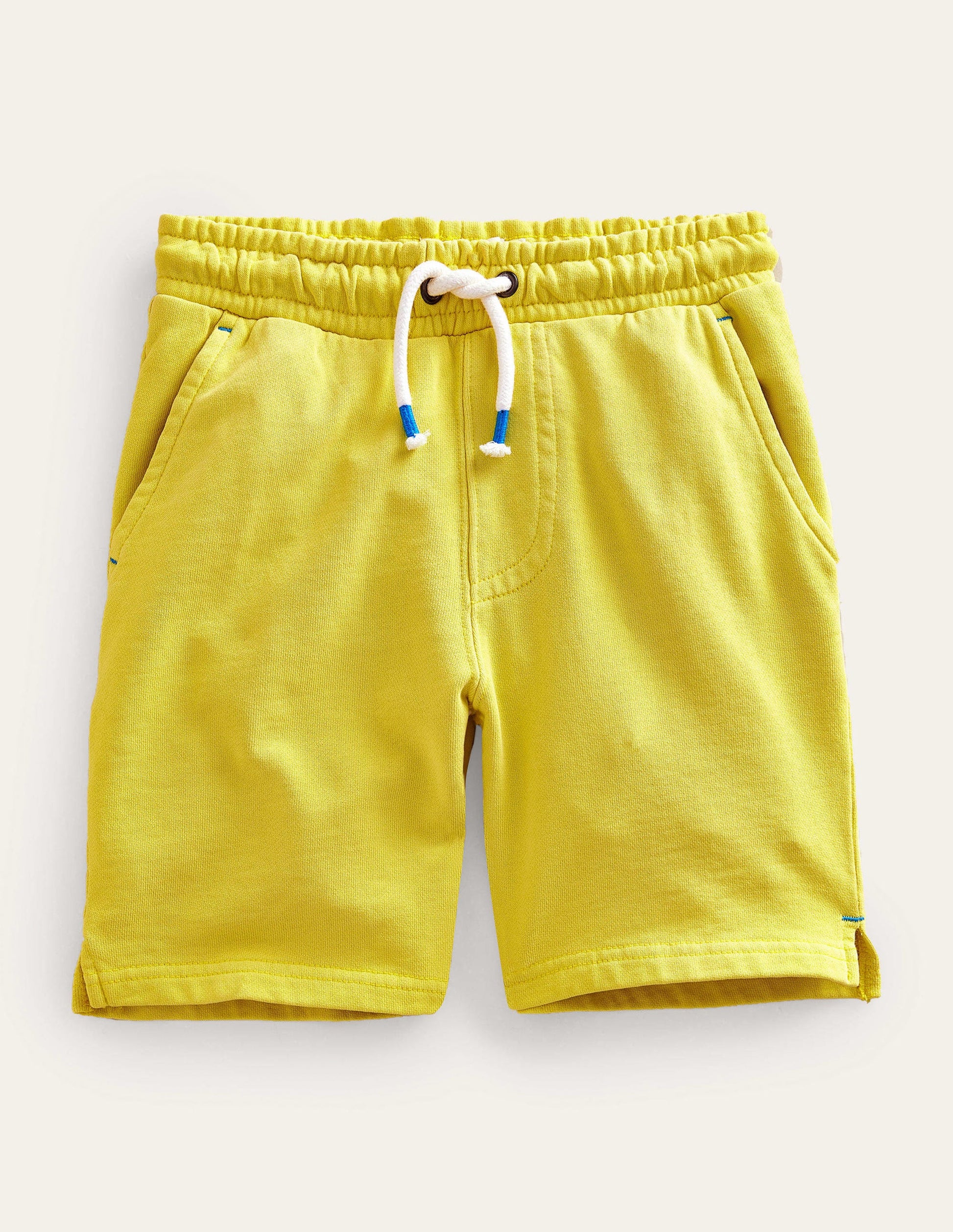 Stückgefärbte Shorts-Stachelbeerengelb-1
