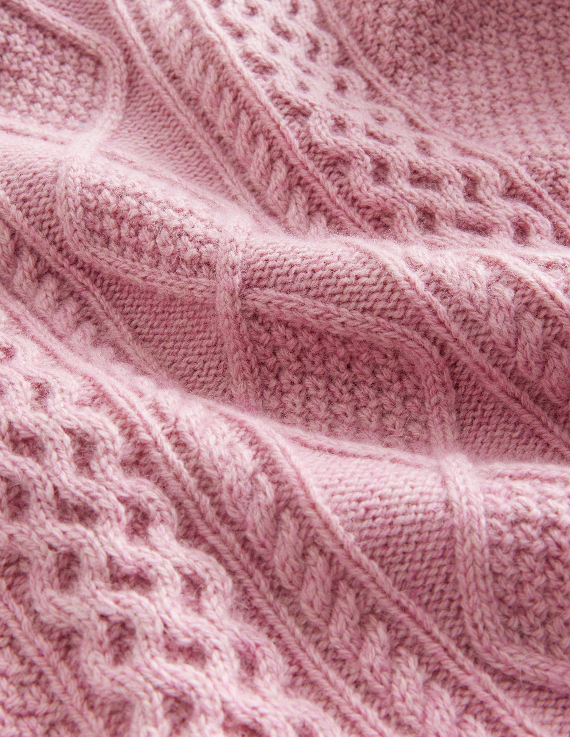 Pullover mit Zopfmuster-Pastell-Orchideenrosa-3