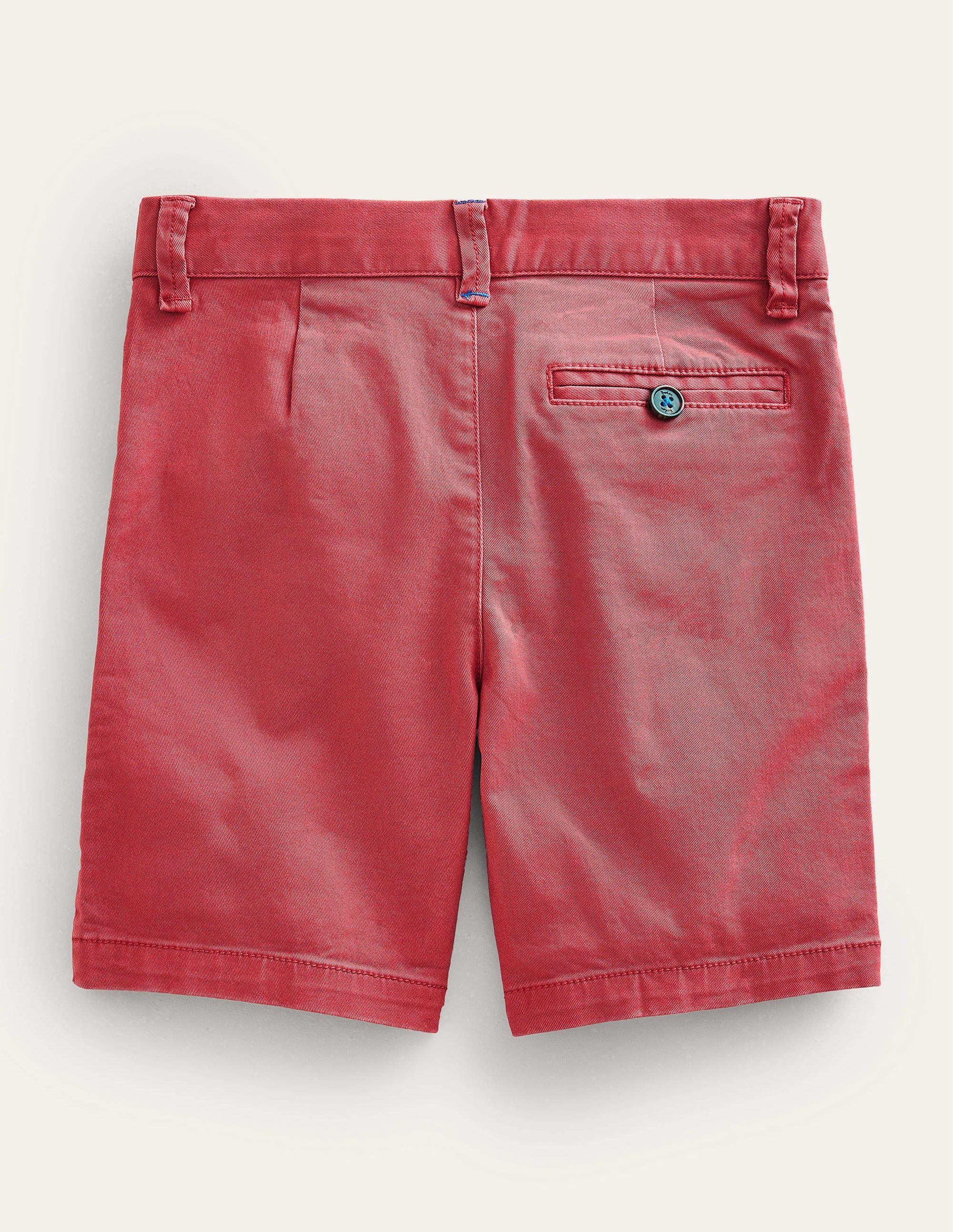 Klassische Chino-Shorts-Verwaschenes Cherrytomatenrot - Image 2