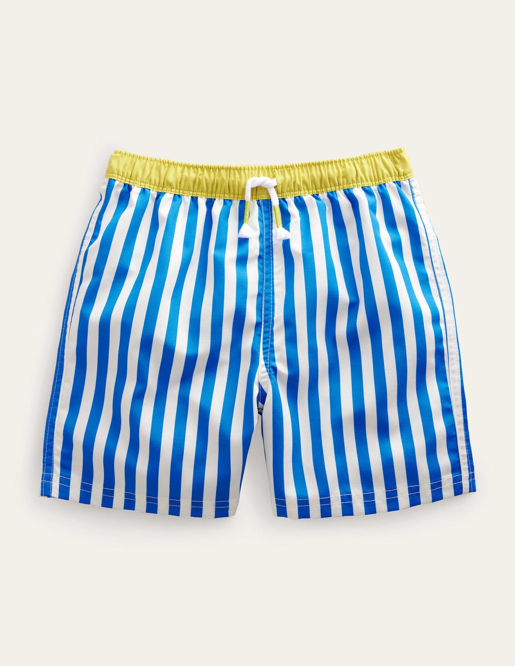 Badeshorts-Blau, Strukturierte Streifen-1