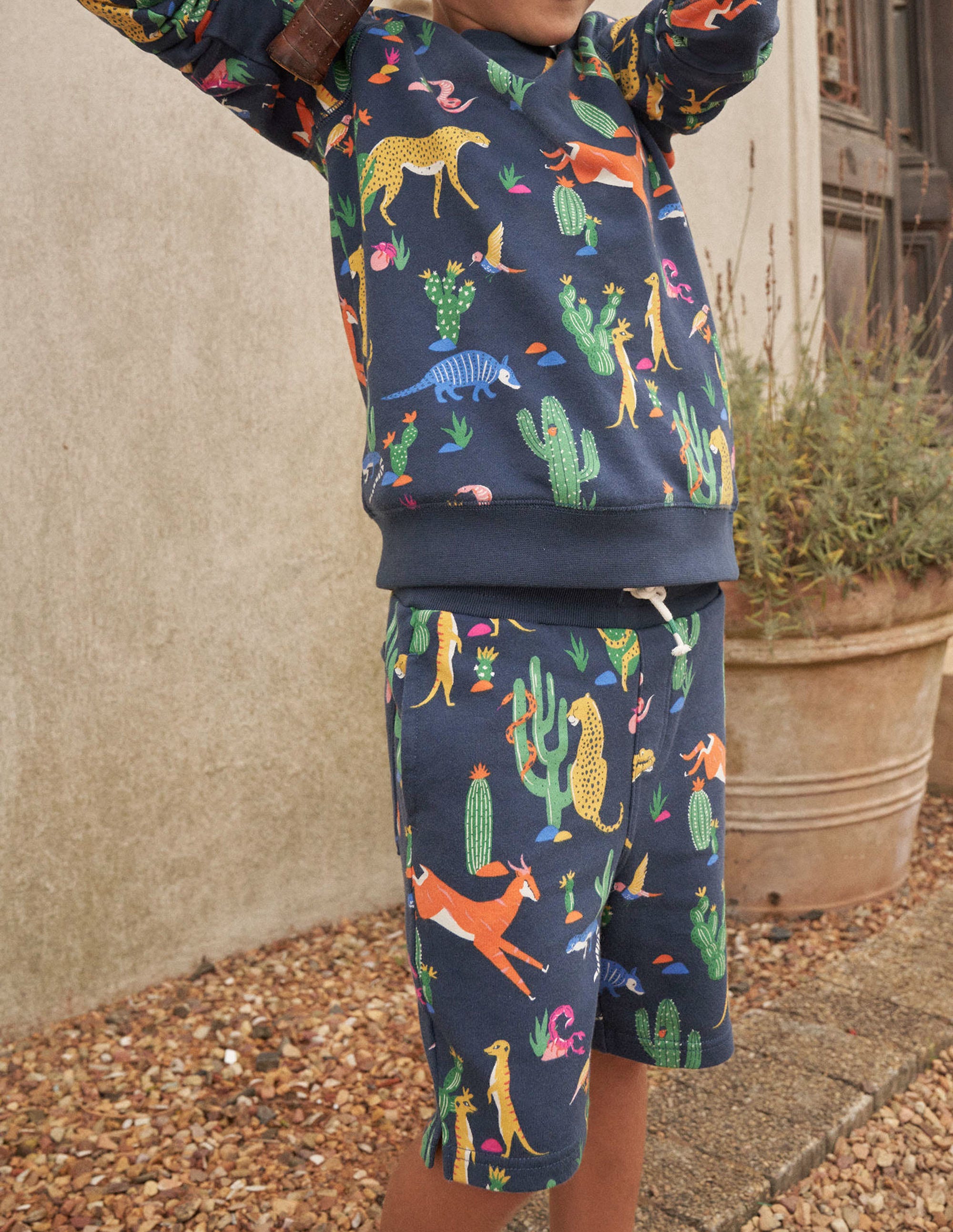 Gemusterte Jerseyshorts-Bunt, Tiere - Image 4