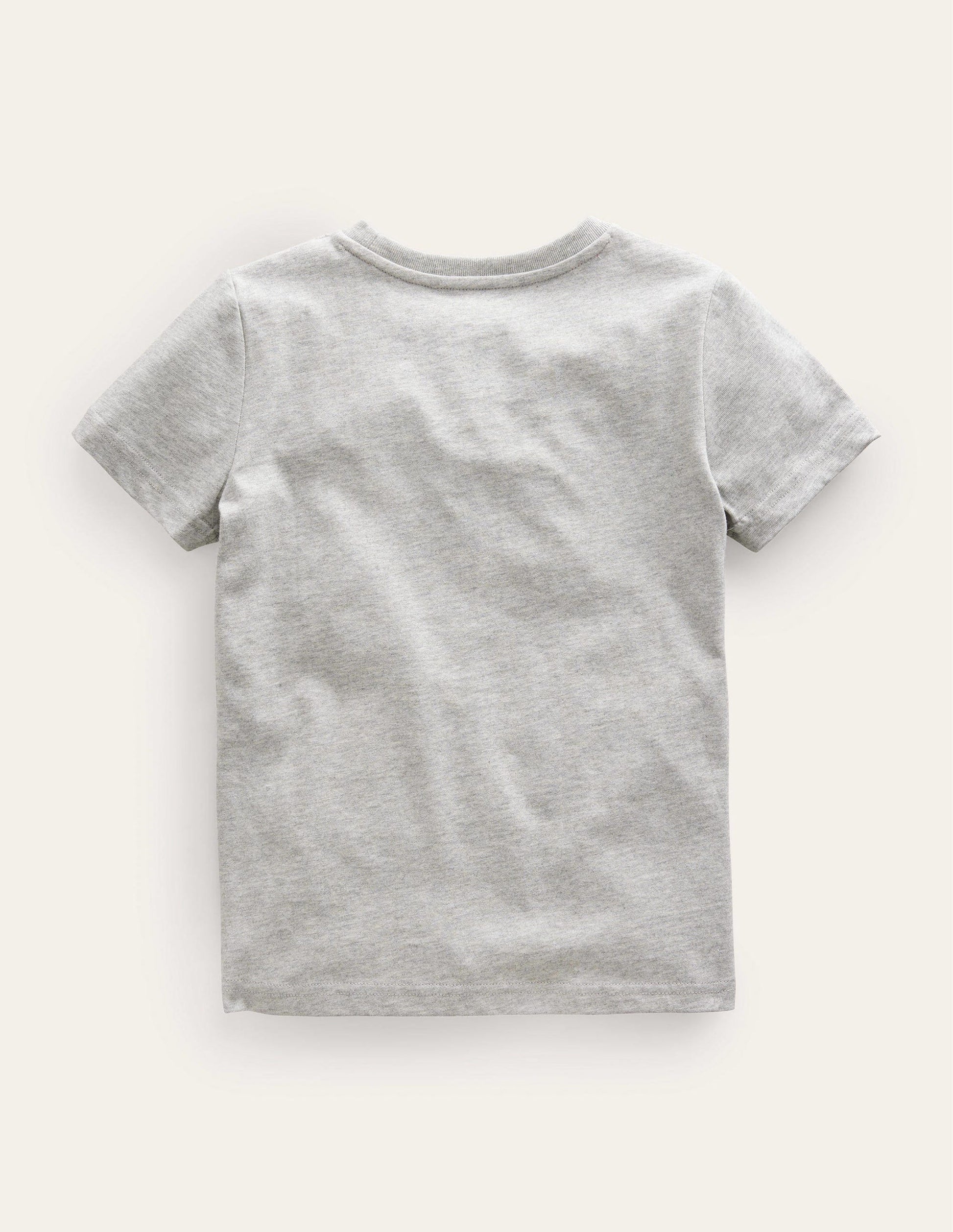 Originelles T-Shirt-Grau Meliert, Hund-2