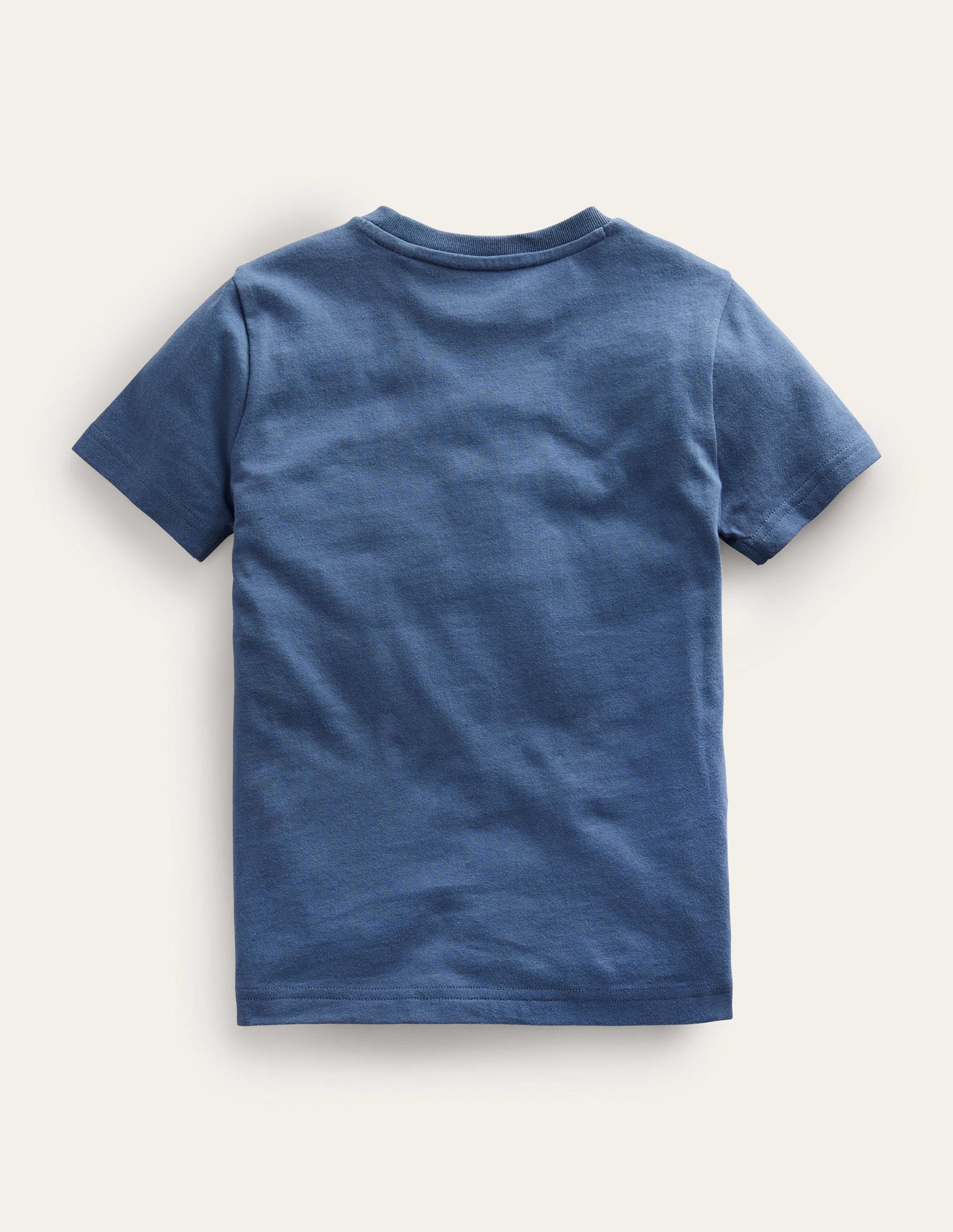 T-shirt épais à motif cousu-Lézard bleu robot - Image 2