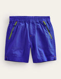 Short utilitaire en coton ripstop-Bleu azurant