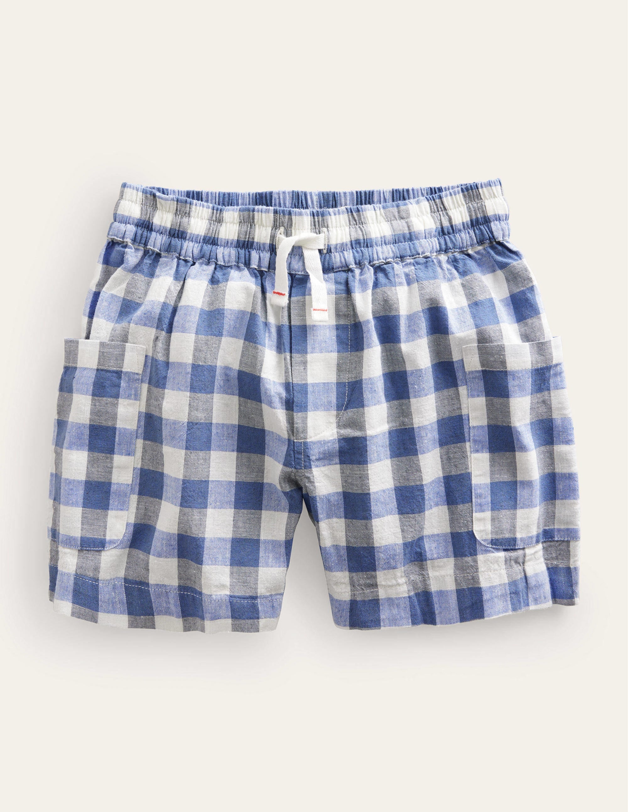 Short à poches-Vichy Delft - Image 1