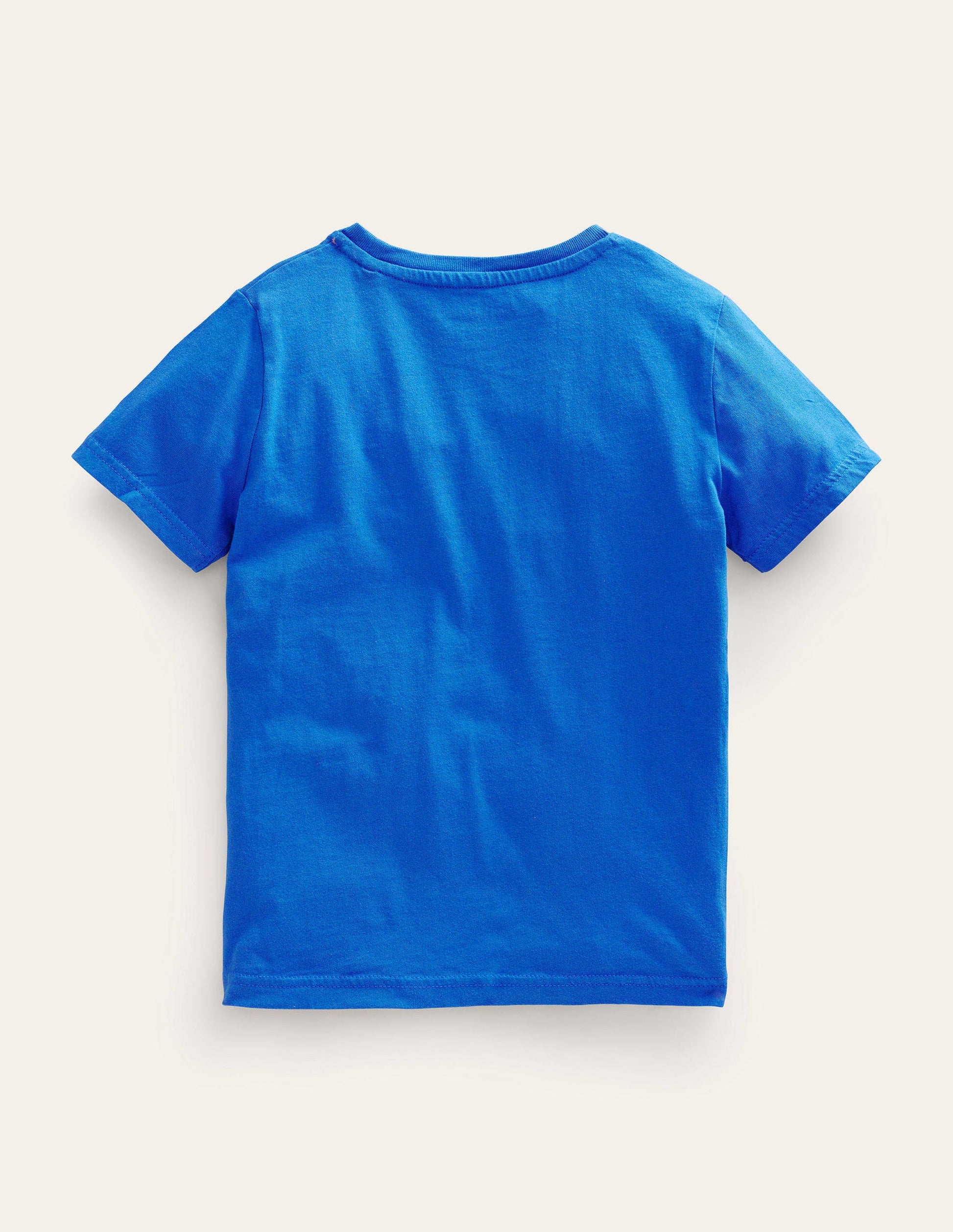 T-Shirt mit Applikation-Blau, Bagger-2