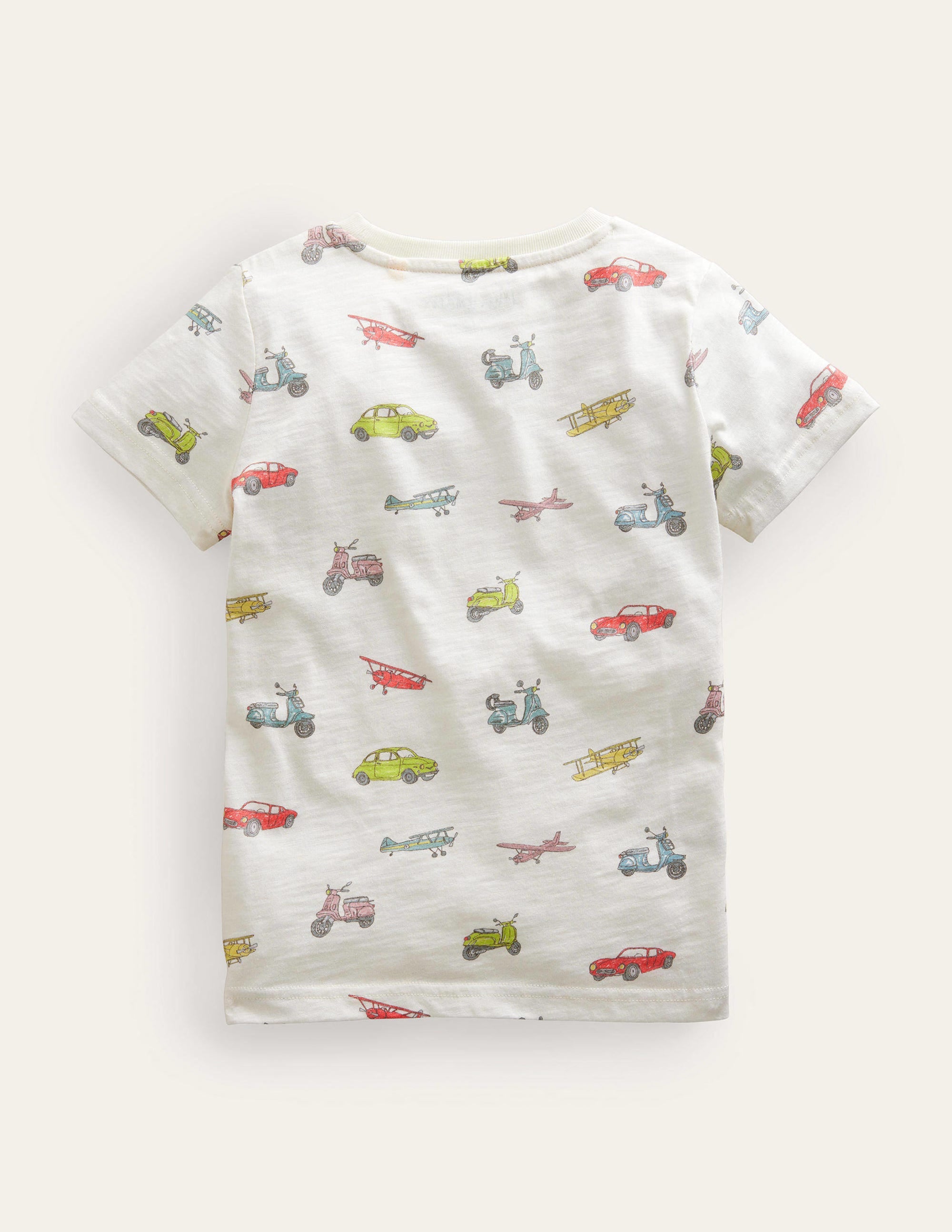 T-Shirt mit durchgehendem Muster-Bunt, Autos - Image 2