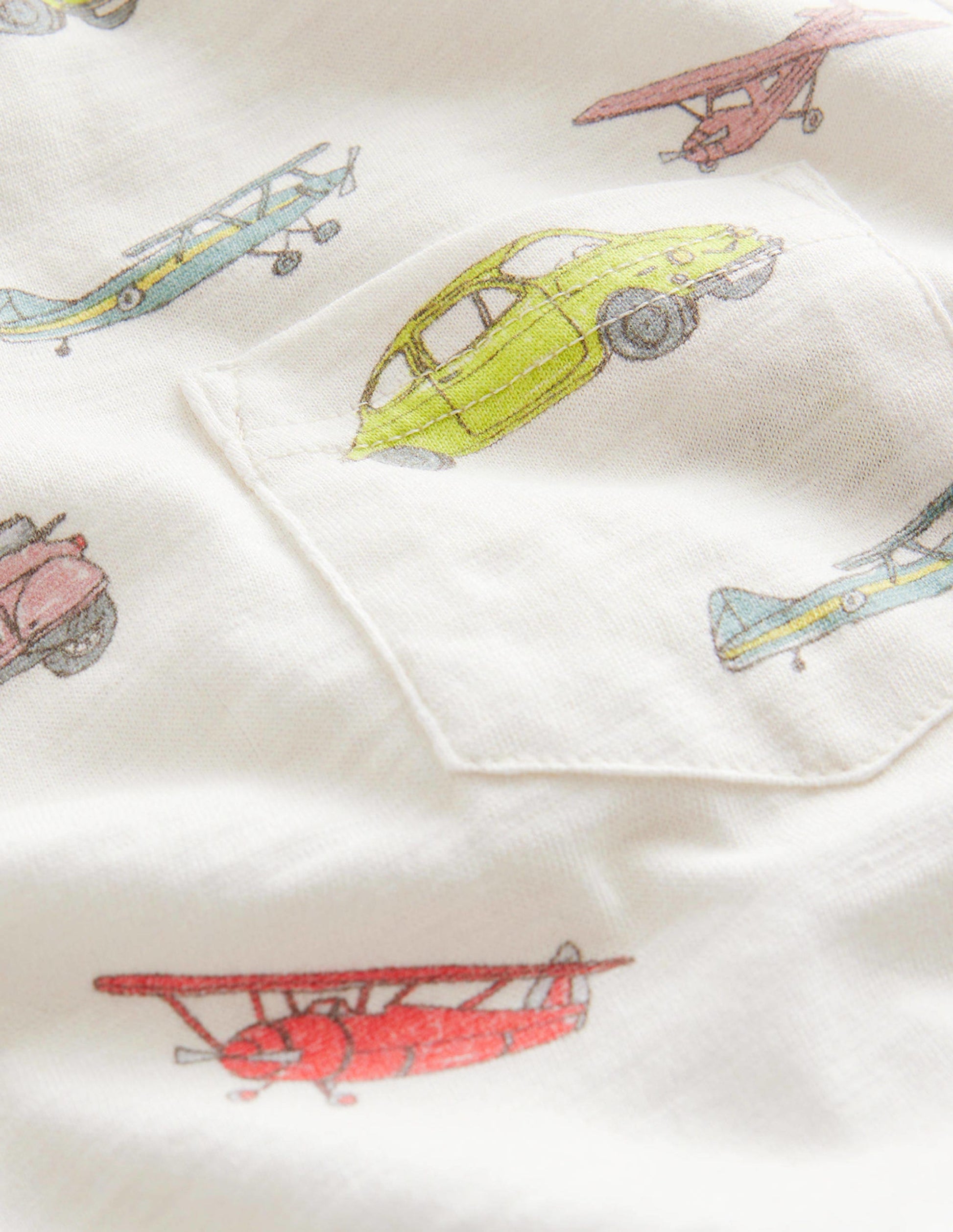 T-Shirt mit durchgehendem Muster-Bunt, Autos-3