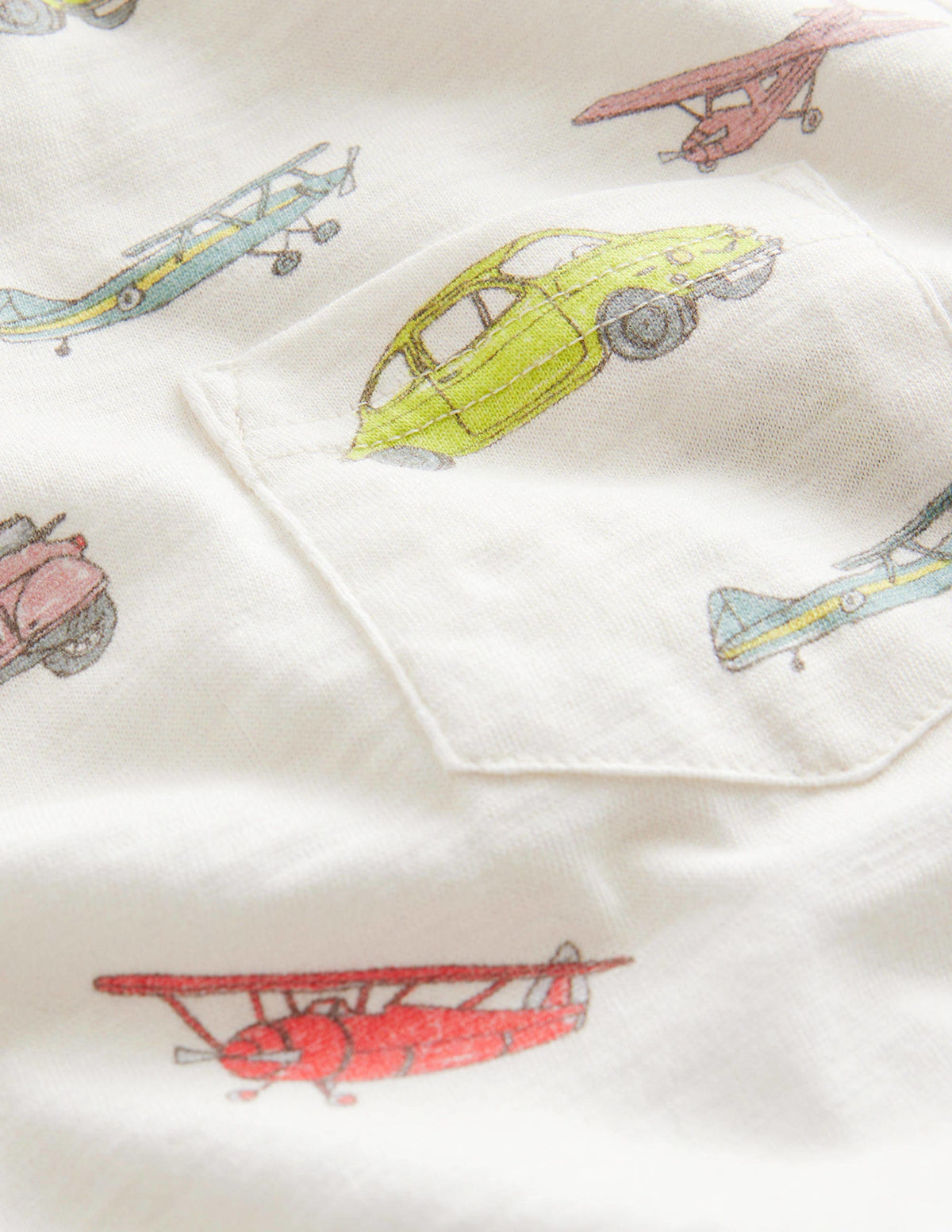 T-Shirt mit durchgehendem Muster-Bunt, Autos - Image 3