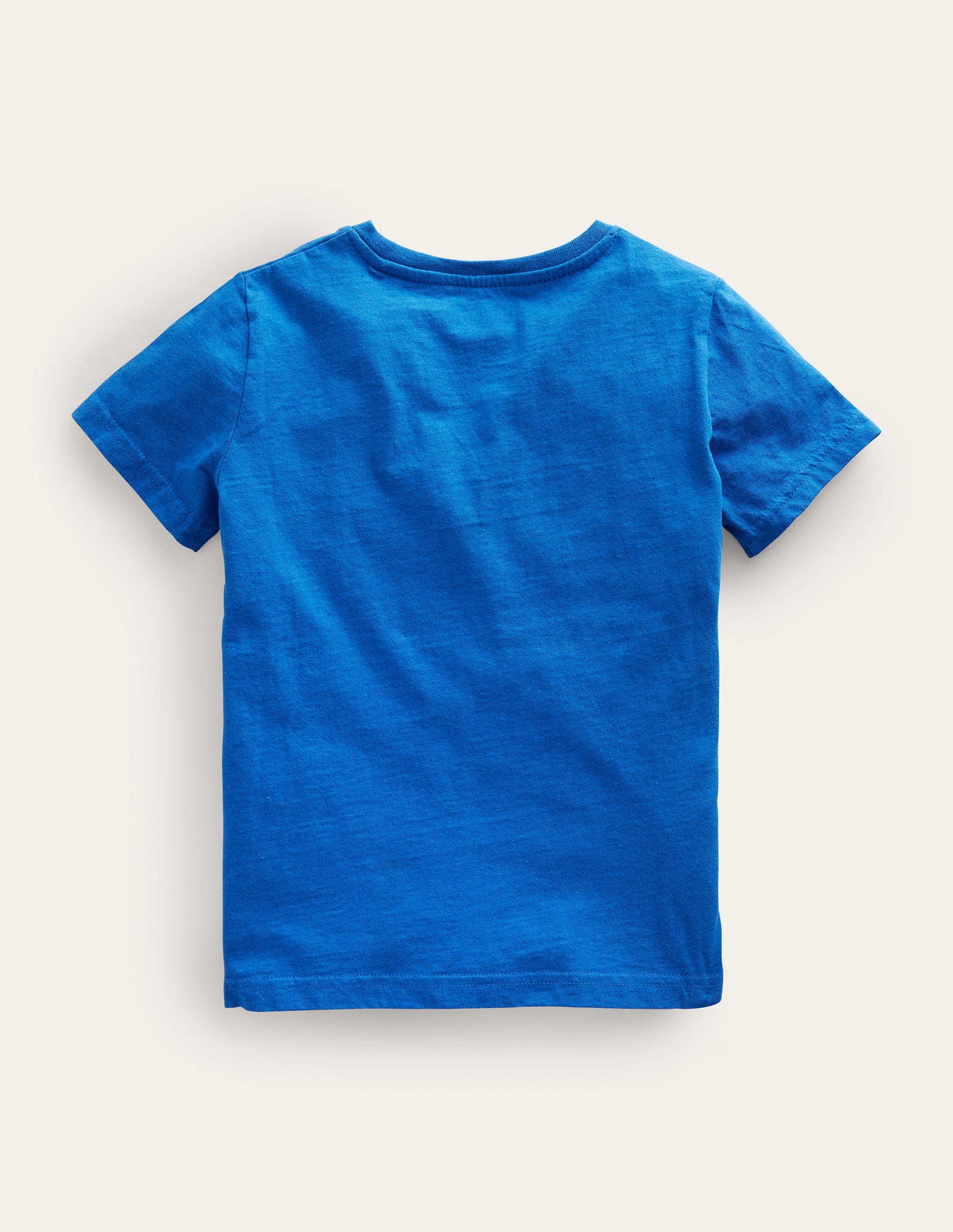 T-shirt à appliqué-Griffe de tigre bleu brillant-2