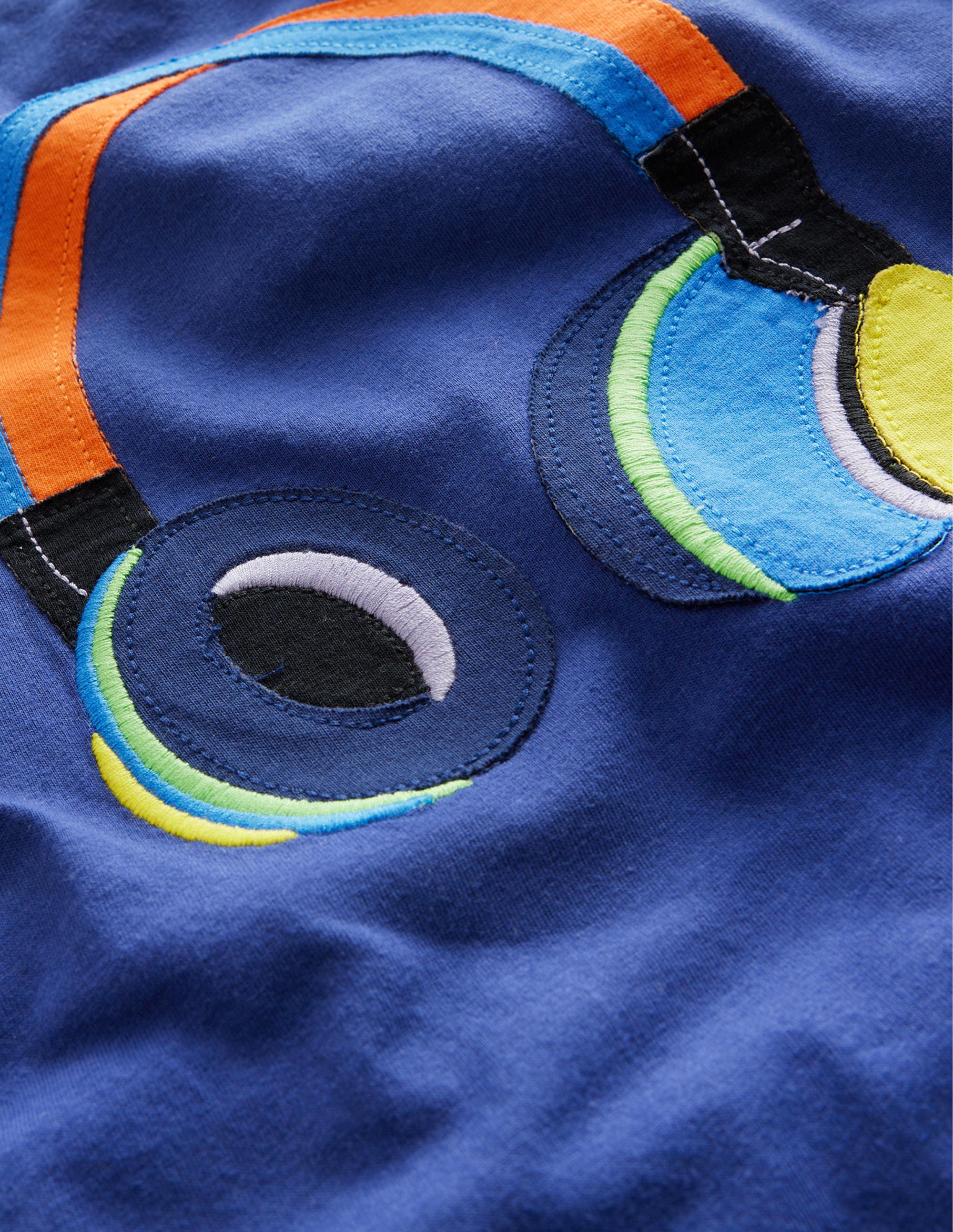 T-shirt à appliqué-Écouteurs bleu tendre - Image 3