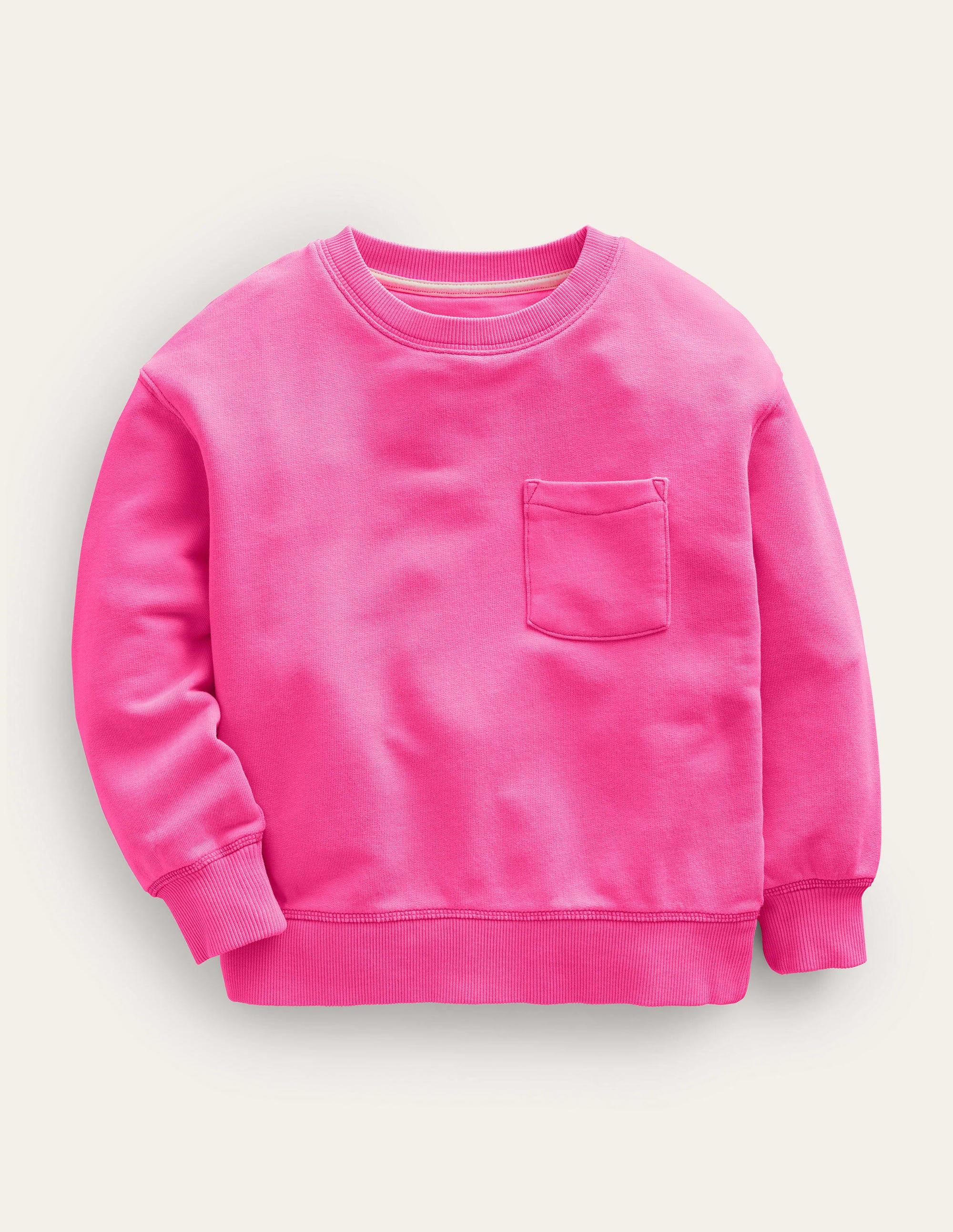 Sweatshirt in Neonfarben-Neonrosa - Image 1
