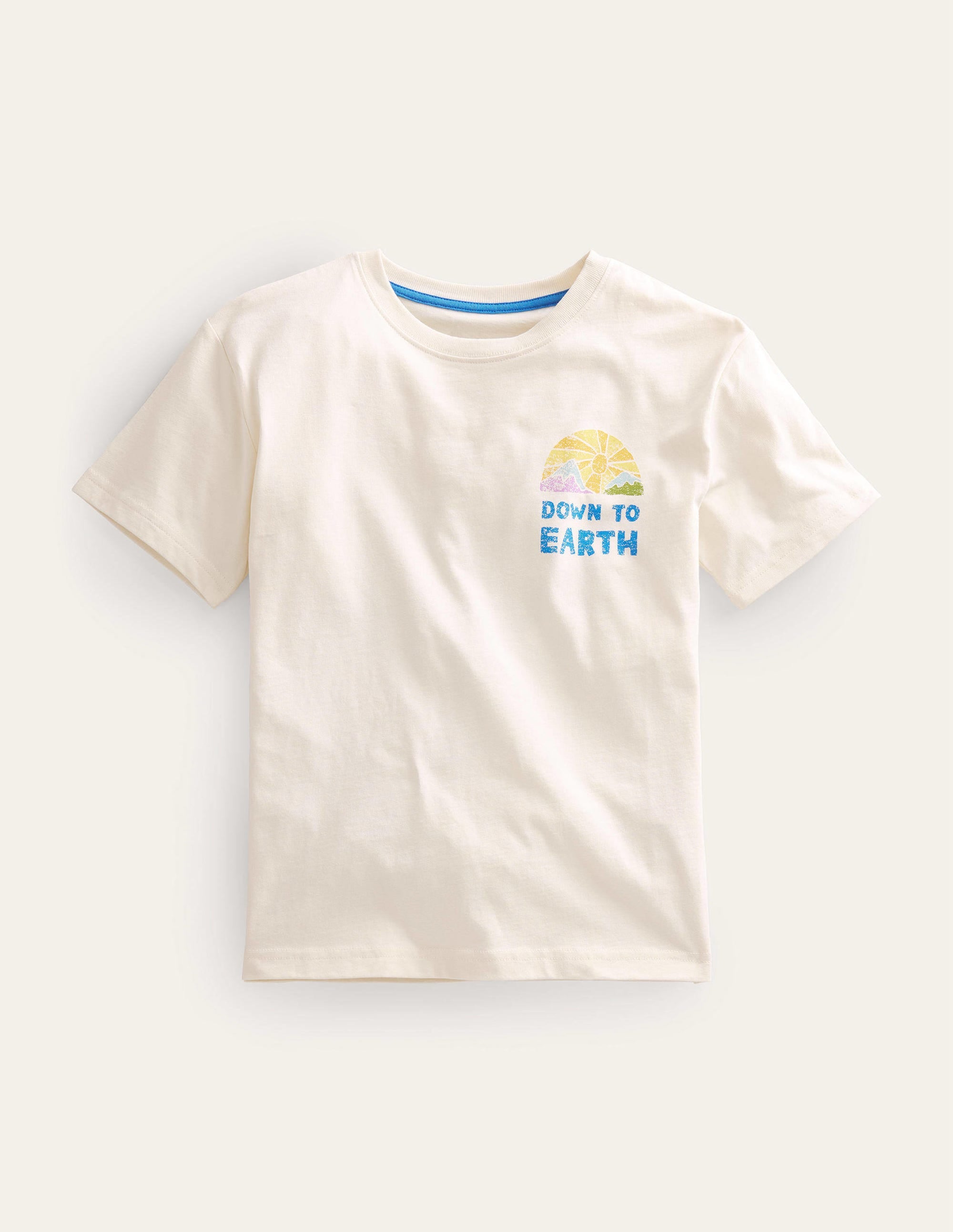T-shirt à logo recto verso-Soleil ivoire - Image 1