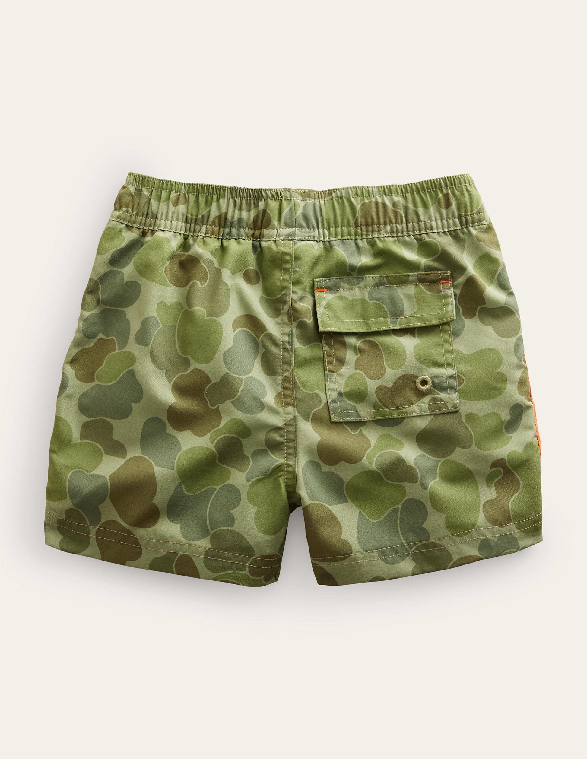 Sportliche Shorts mit Streifen-Grün, Blasen-Camouflagemuster-2