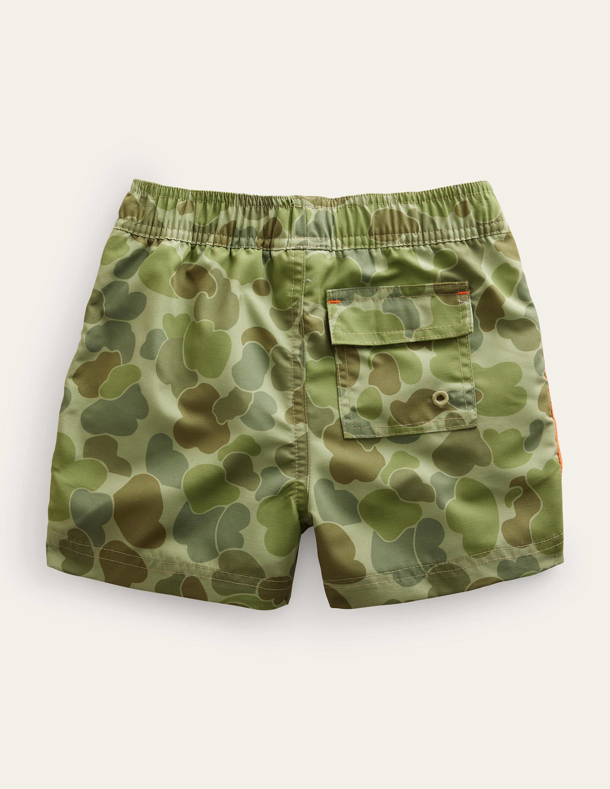 Sportliche Shorts mit Streifen-Grün, Blasen-Camouflagemuster - Image 2