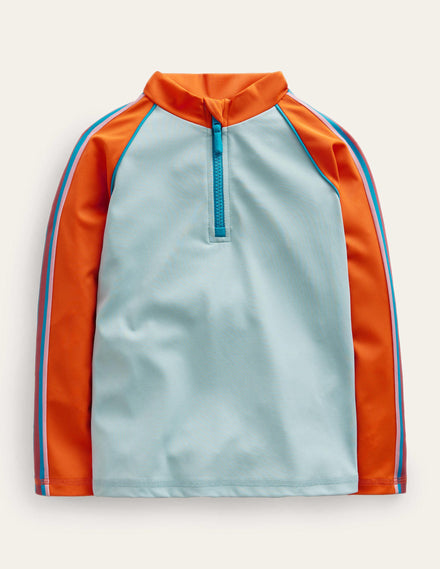 Half Zip Rash Vest-Tourmaline