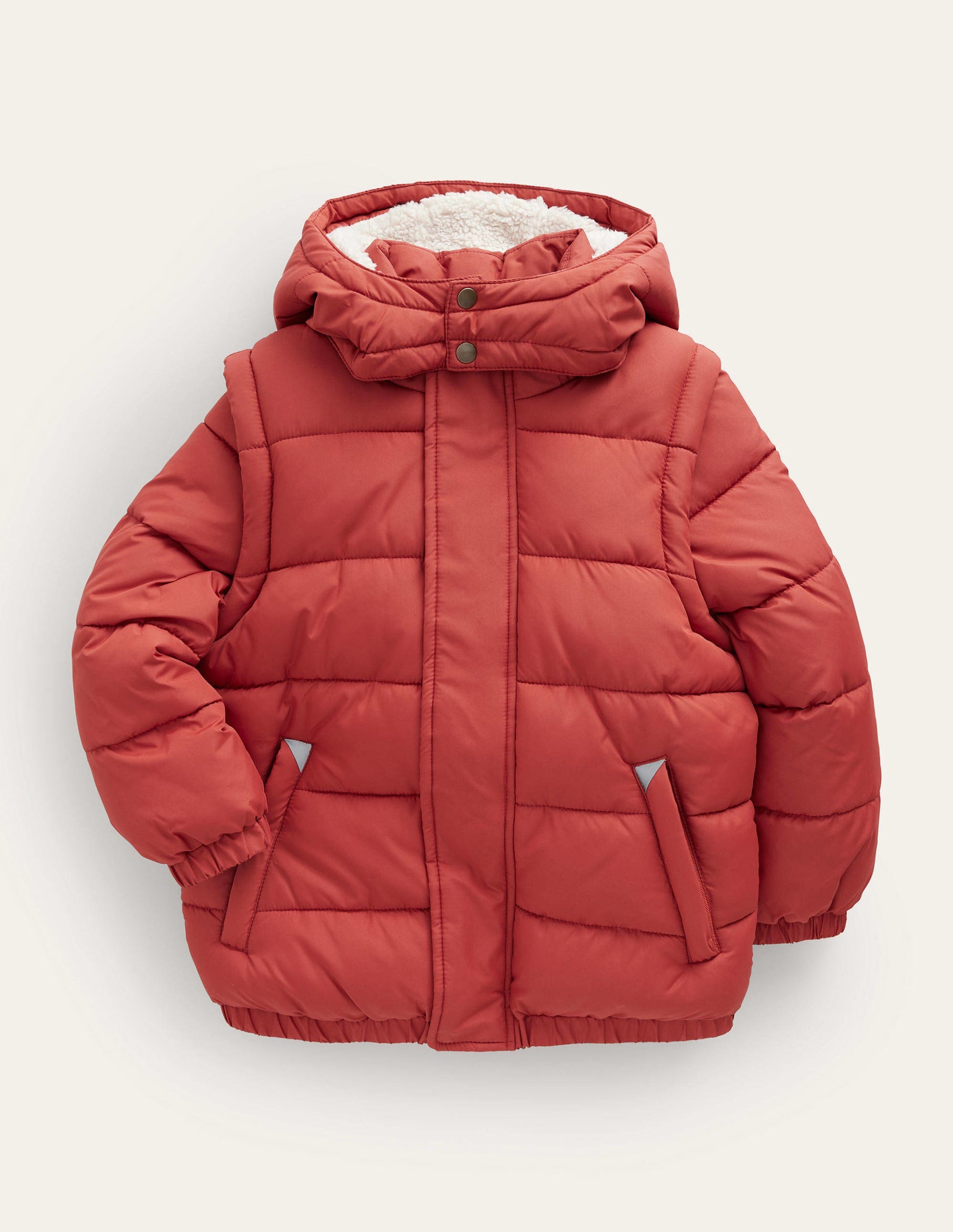2-in-1 Padded Coat-Roasted Chestnut Brown-1
