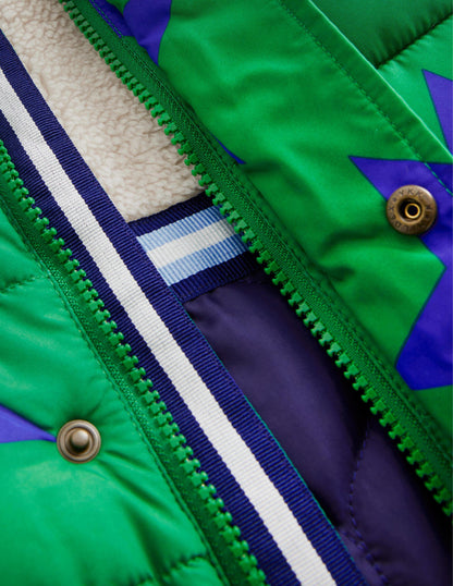 Doudoune 2-en-1-Étoile vert profond-4
