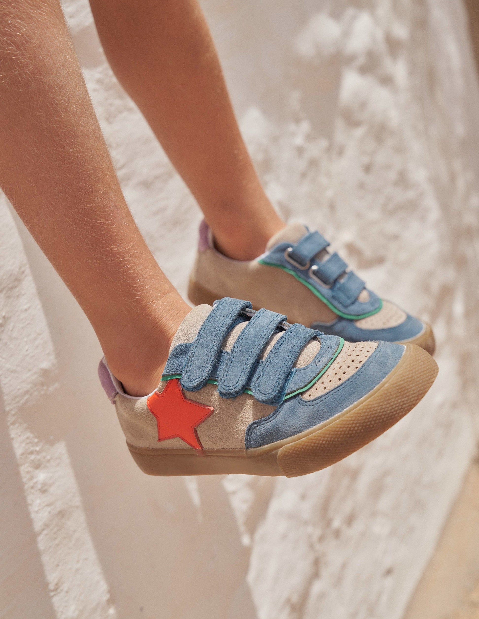 Niedrige Sneaker aus Leder (Jungen)-Bunt-4
