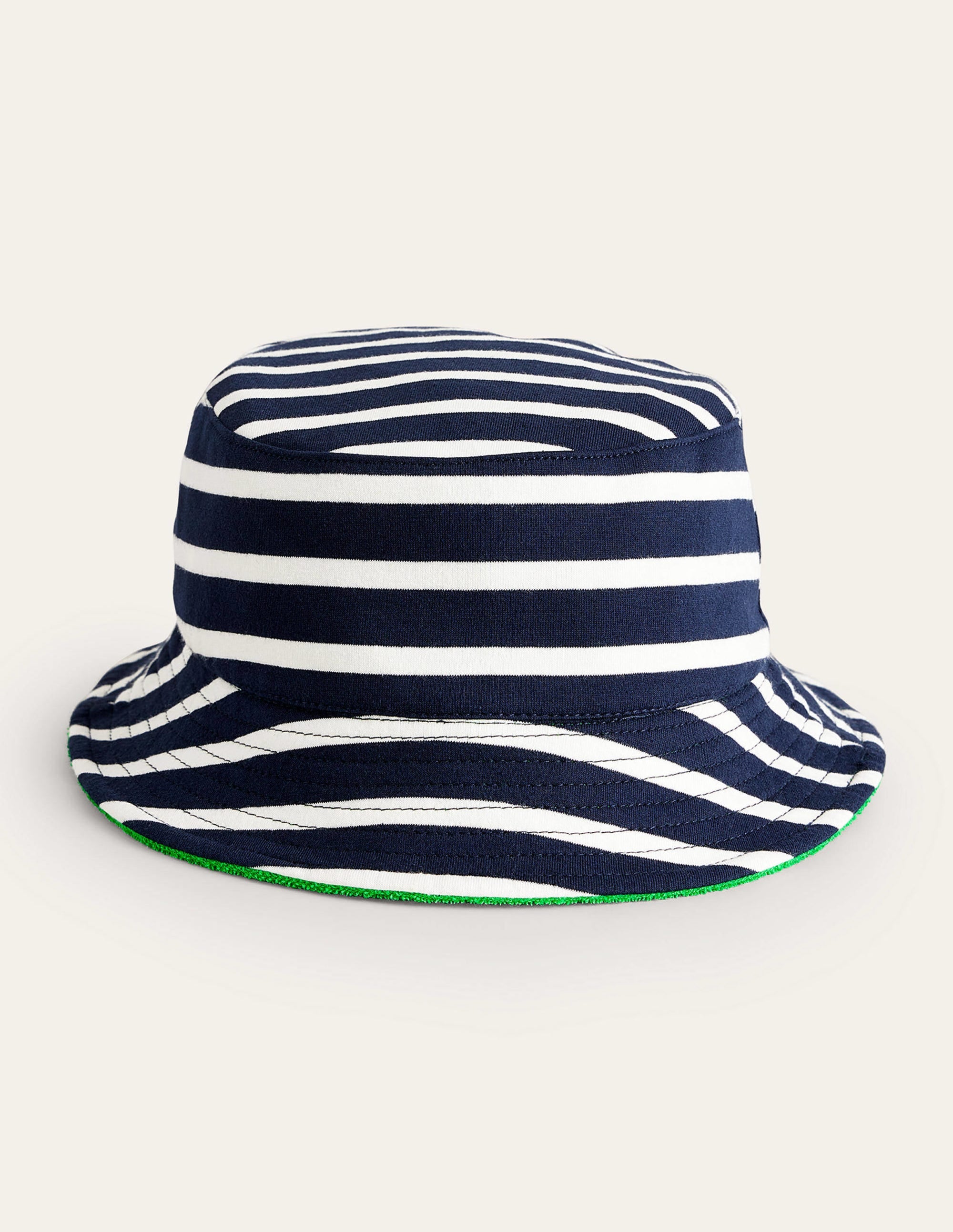 Chapeau en éponge-Rayé bleu marine - Image 3