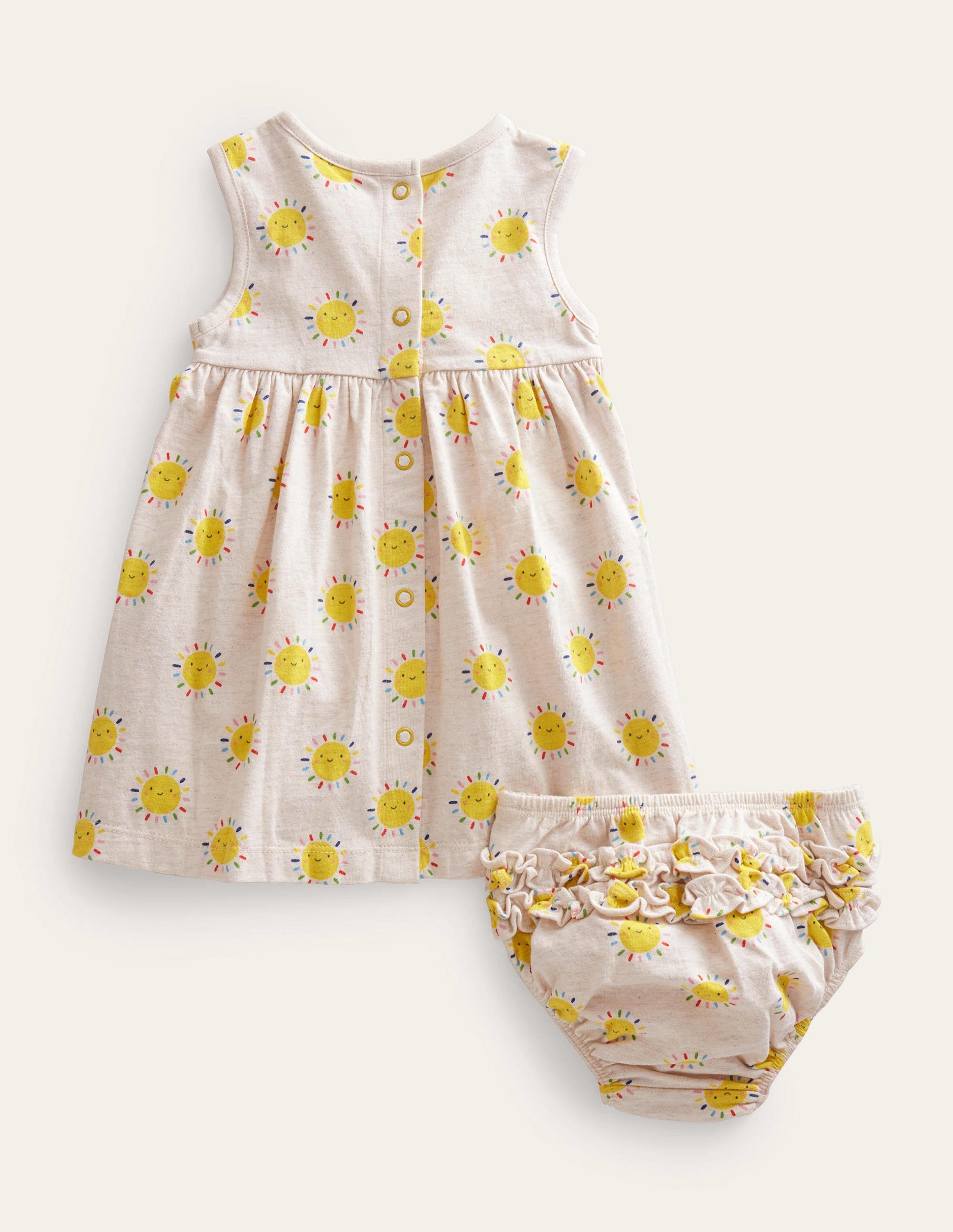 Robe sans manches en jersey-Vert Minéral - Image 2