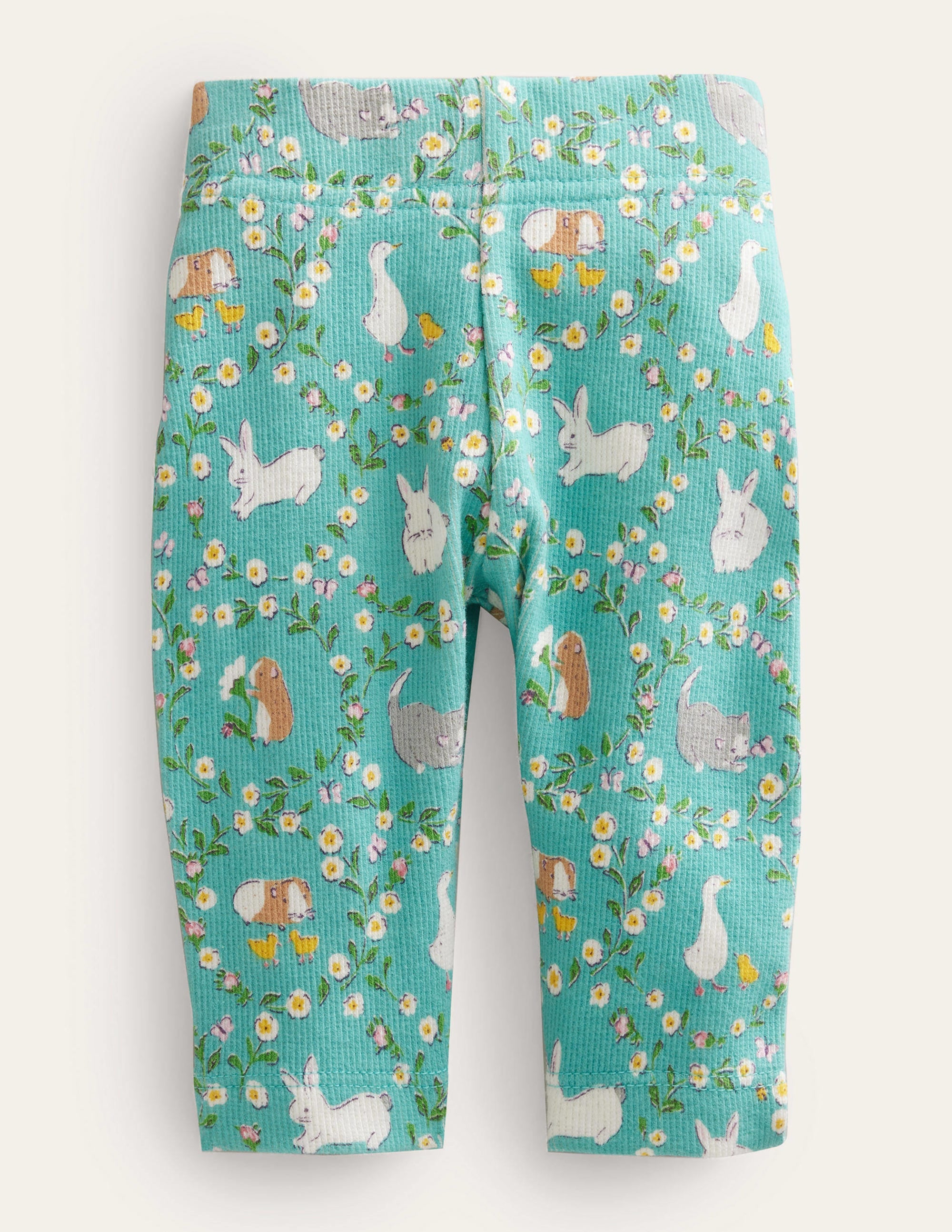 Printed Legging-Hot Spring Green Bunny - Image 1