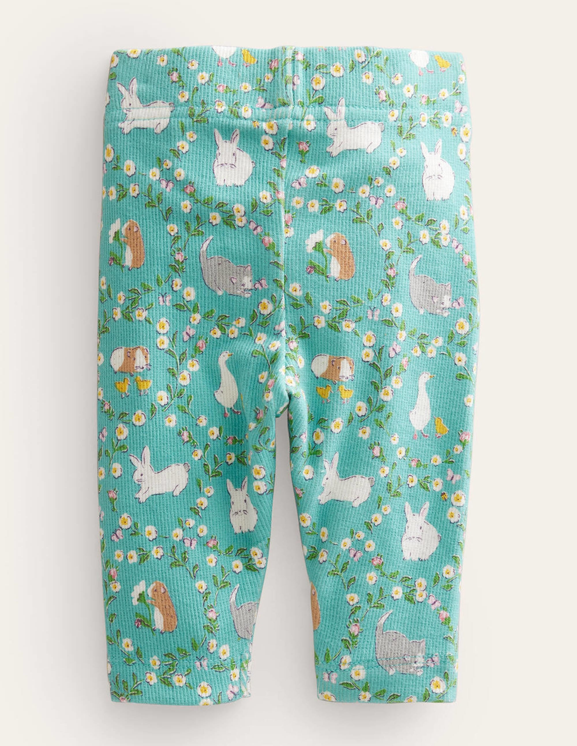 Printed Legging-Hot Spring Green Bunny - Image 2