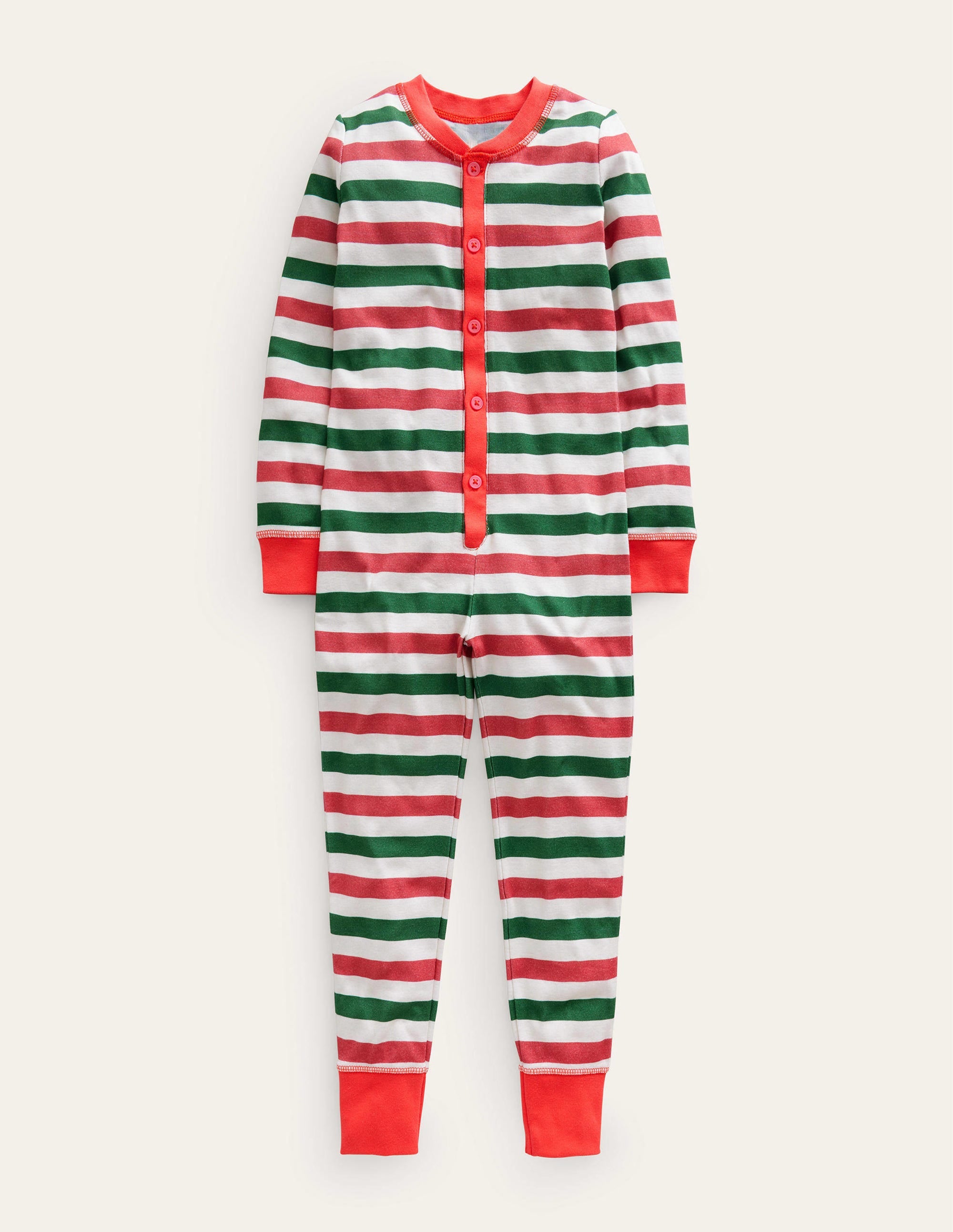 Snug All-In-One Pyjamas-Multi Stripe - Image 1