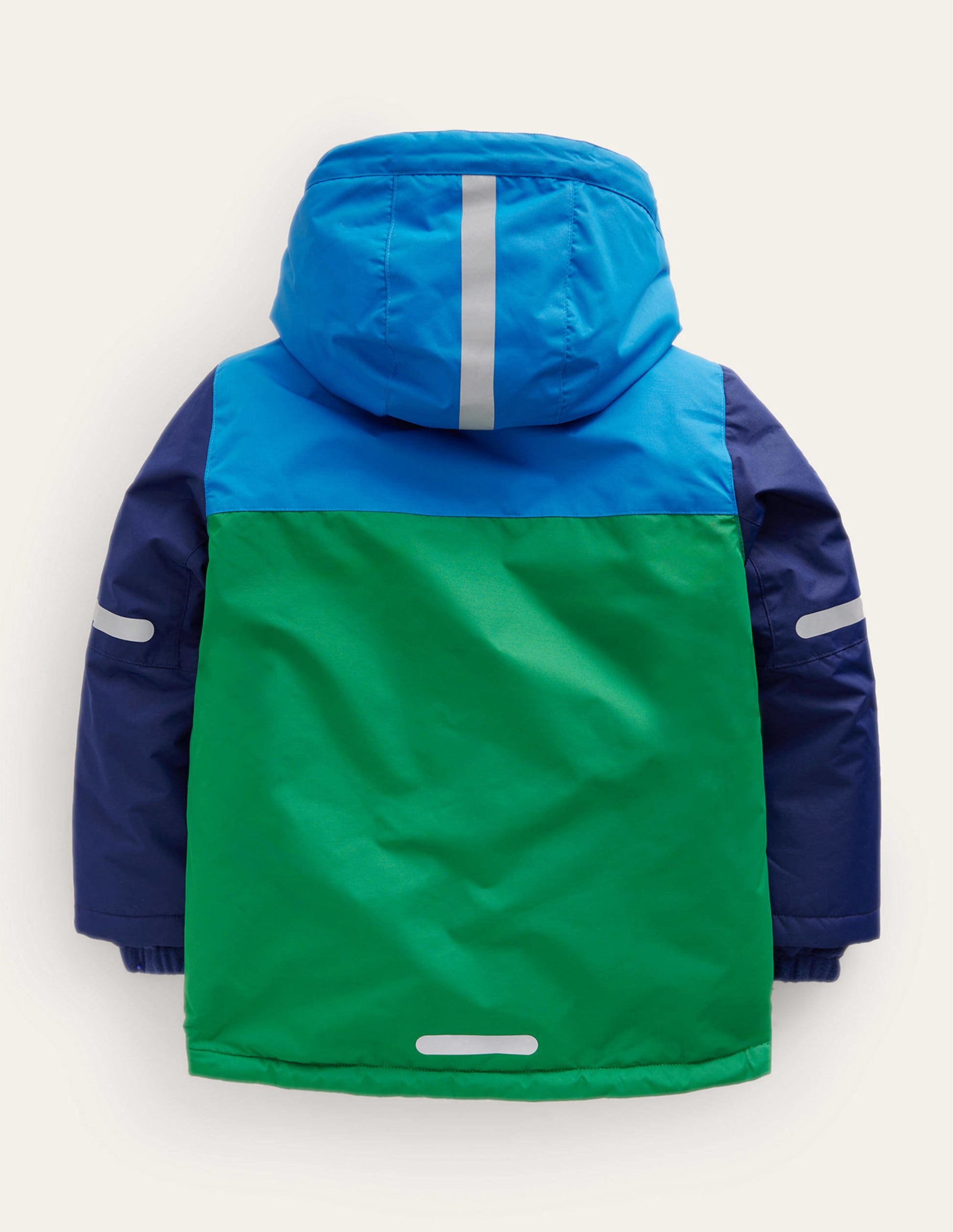 Wasserdichte Allwetterjacke-Grün / Blau / Marineblau-2