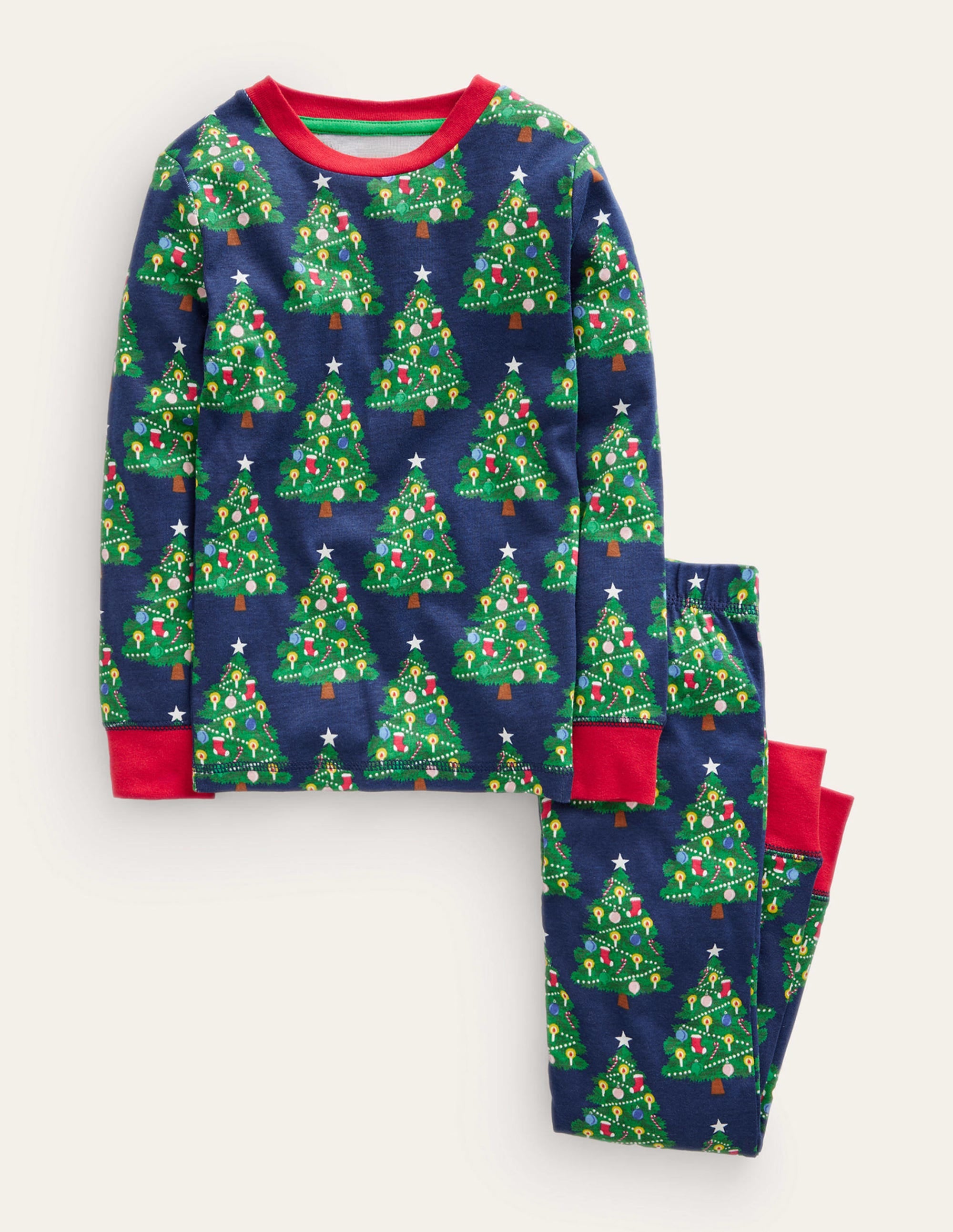 Im Dunkeln leuchtender Schlafanzug-Schuluniform-Marineblau Weihnachten - Image 1