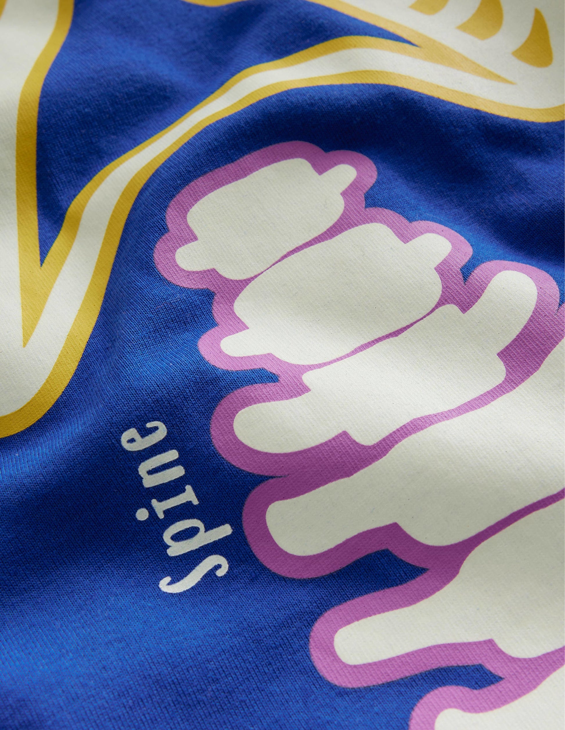 Pyjama phosphorescent-Squelette bleu brillant-3