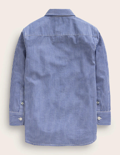 Baumwollhemd-Mazarin-Blau/Naturweiß-2