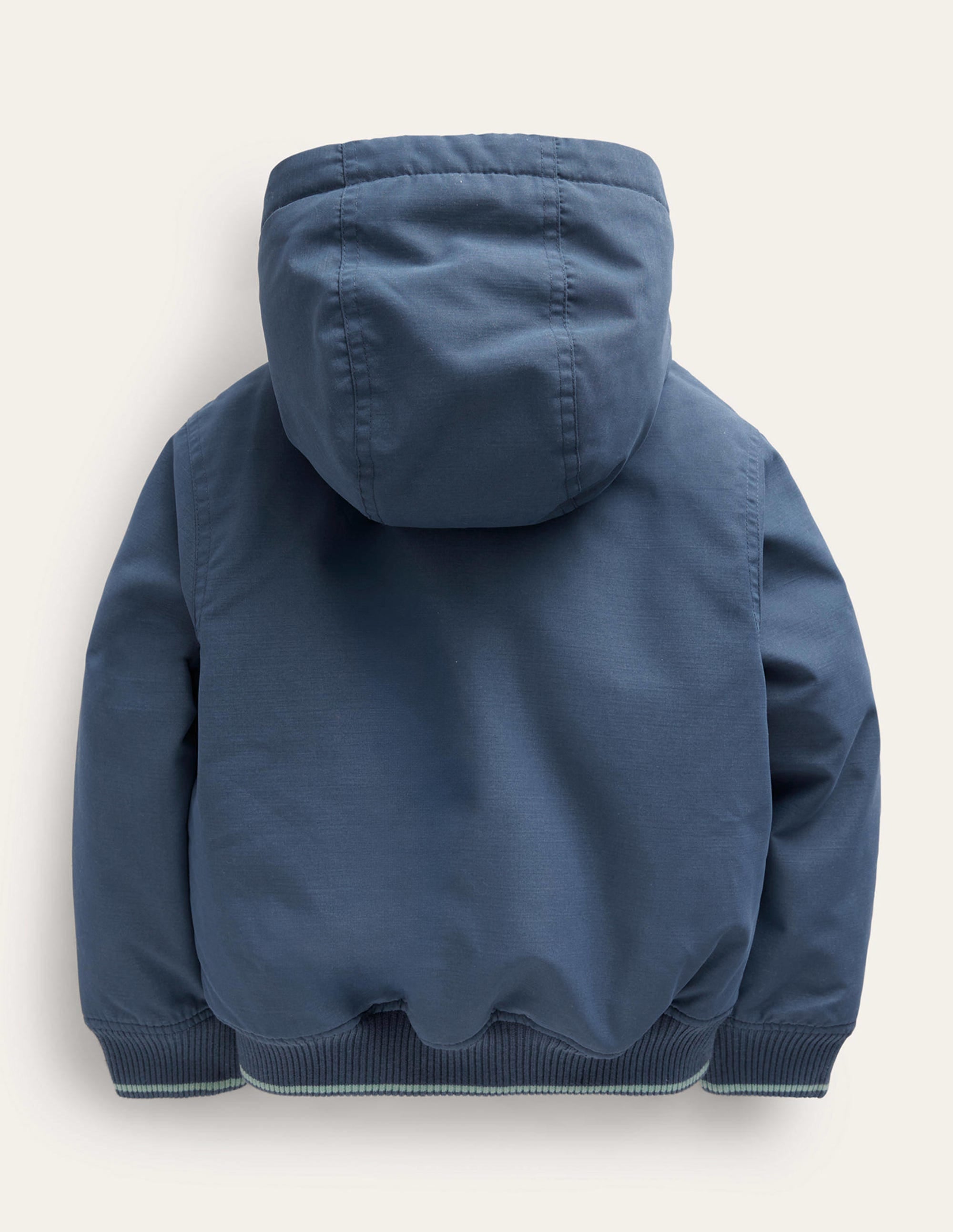 Veste bomber doublée à capuche-Bleu robot - Image 2