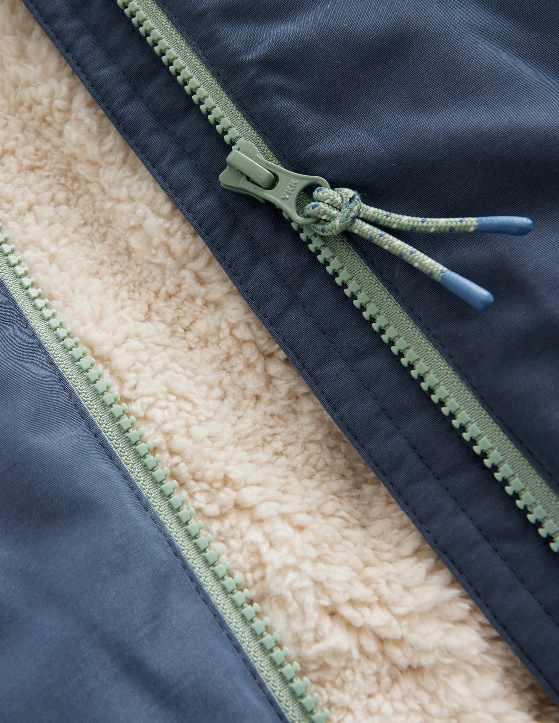Veste bomber doublée à capuche-Bleu robot-3