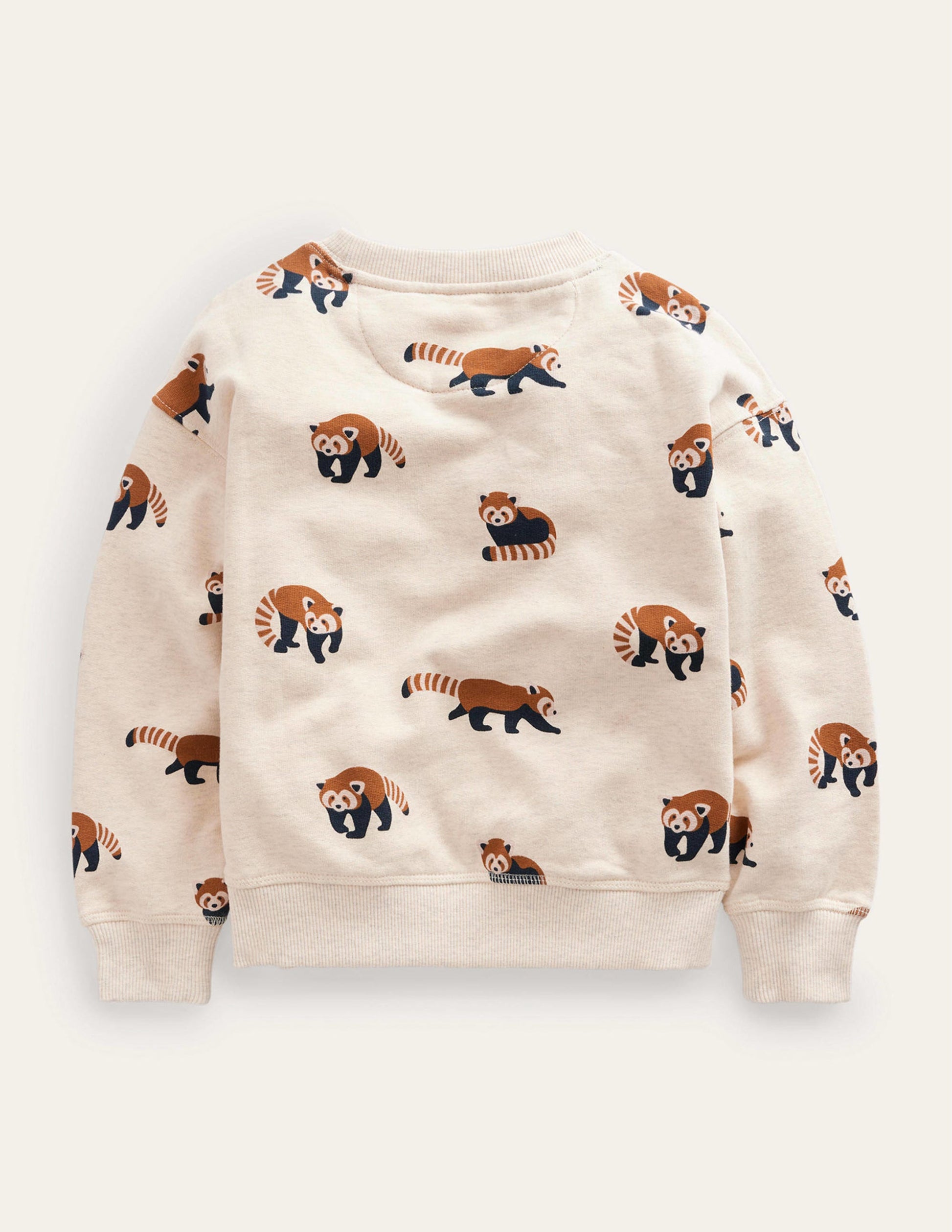 Printed Sweatshirt-Red Panda Print-2