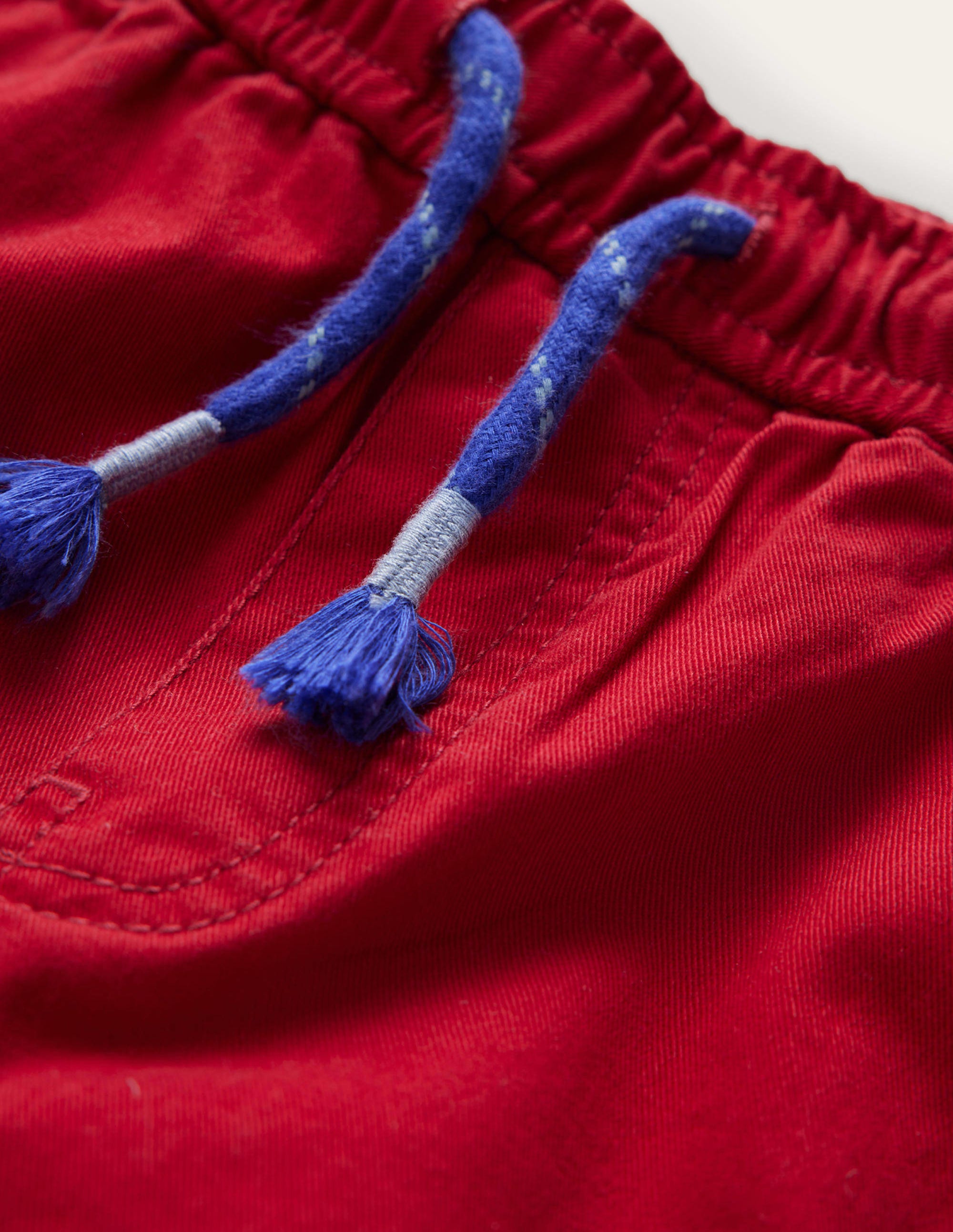 Slim Pull-On Trousers-Royal Red - Image 3