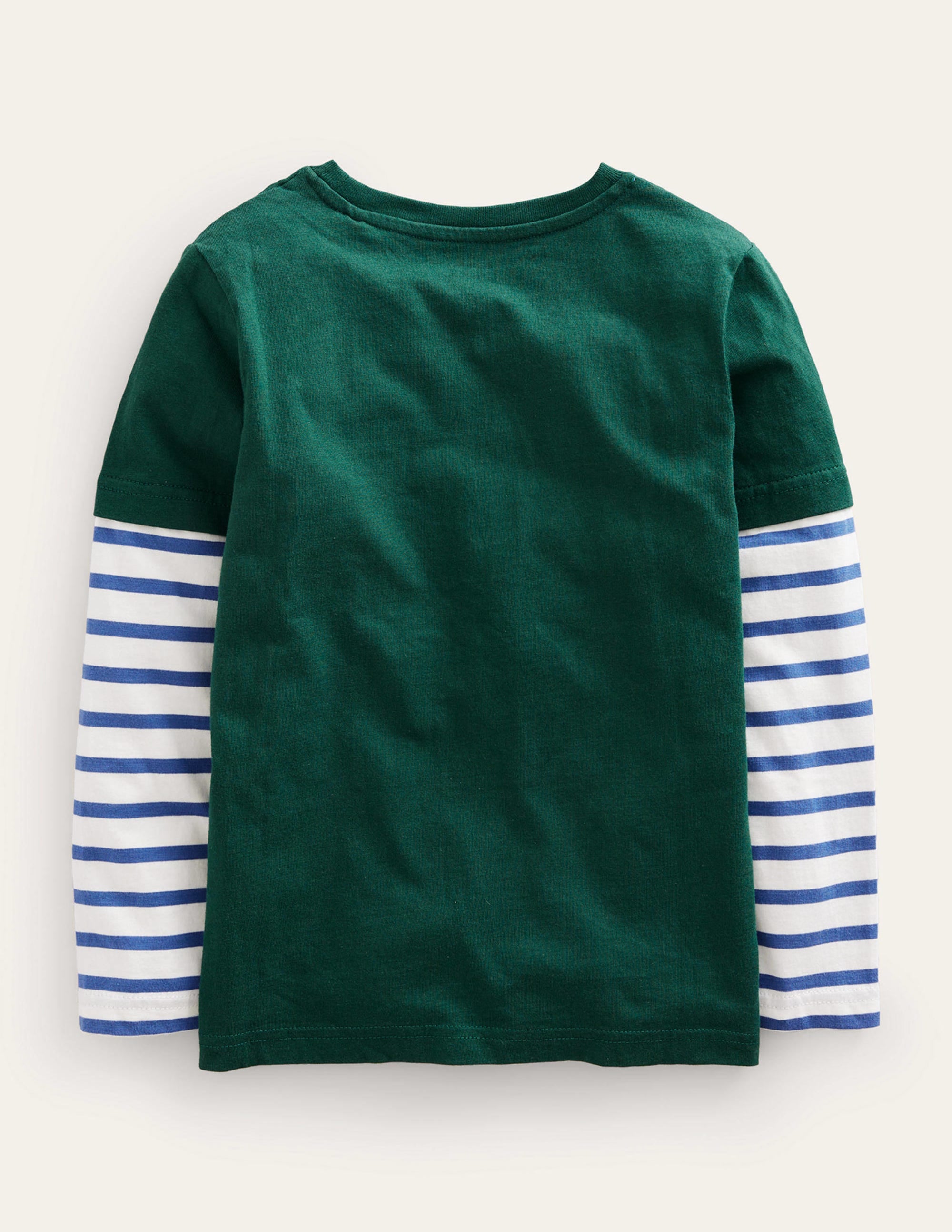 T-shirt fausses manches longues à logo-Écureuil vert amazonien - Image 2
