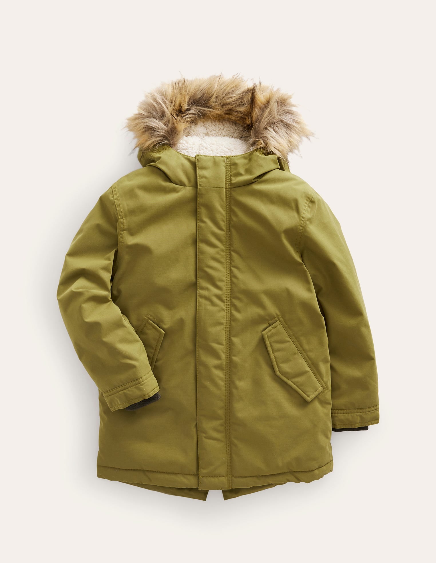 Parka authentique-Olive verte - Image 1