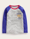 T-shirt à imprimé musique-Avoine chiné