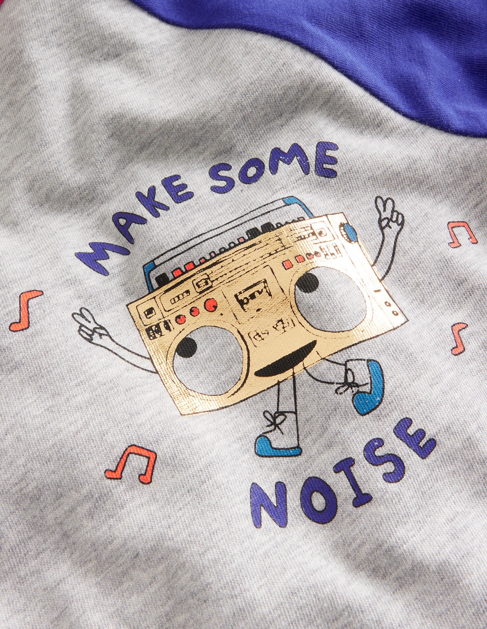 T-shirt à imprimé musique-Avoine chiné - Image 3