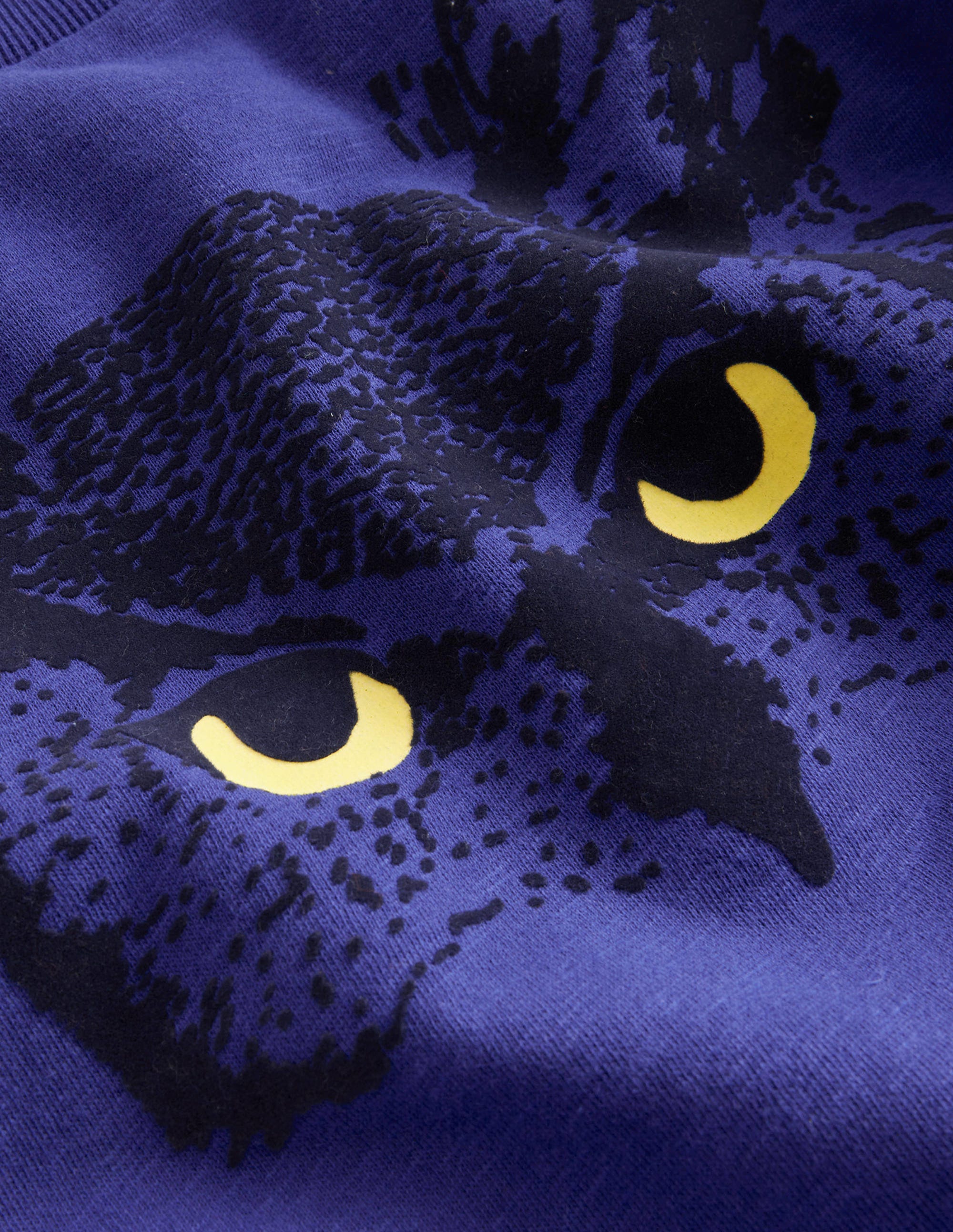 Eulen-Sweatshirt-Blau - Image 3