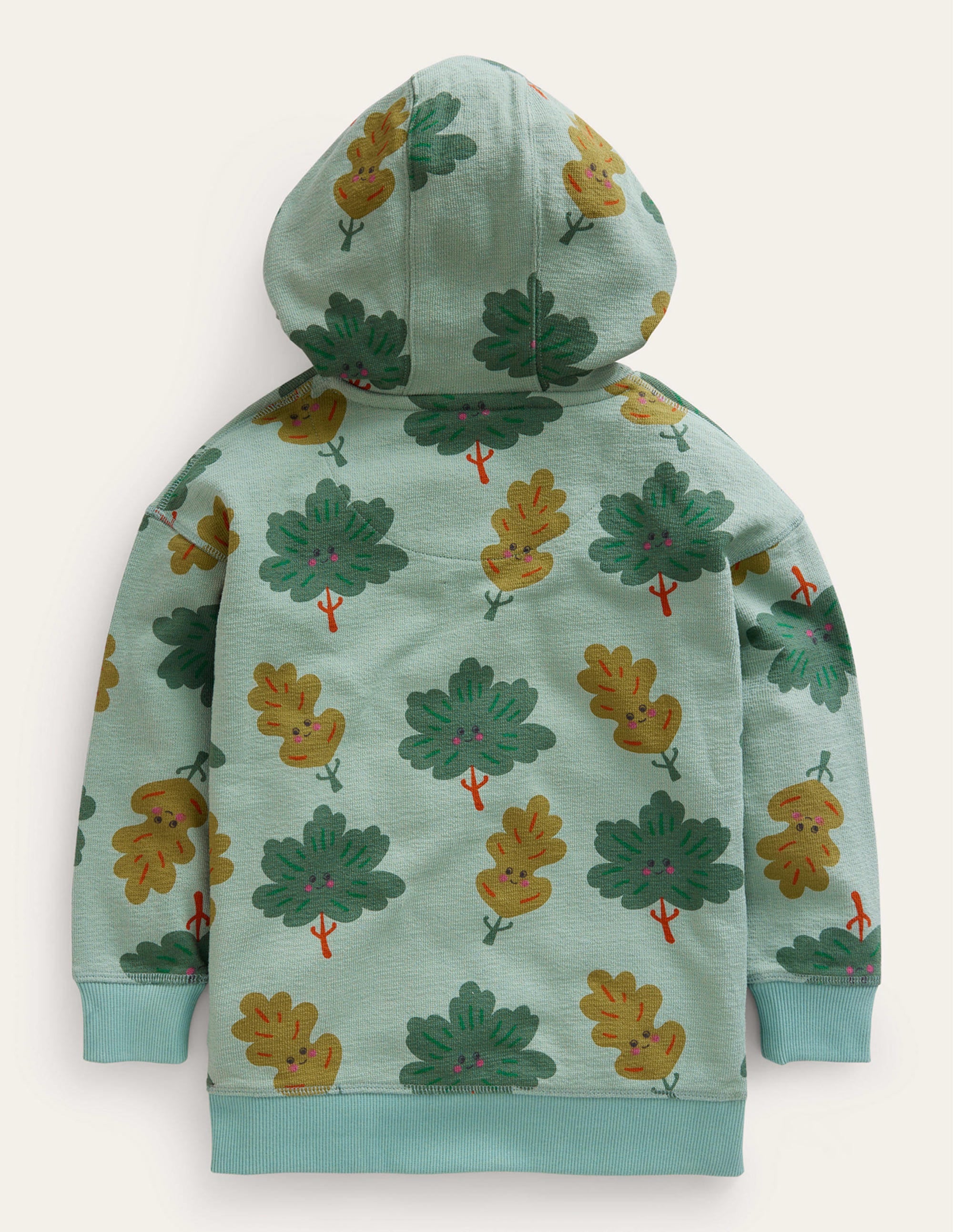 Sweat à capuche imprimé-Arbres verts - Image 2