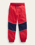 Schmal geschnittene, sportliche Jogginghose-Rockabilly-Rot
