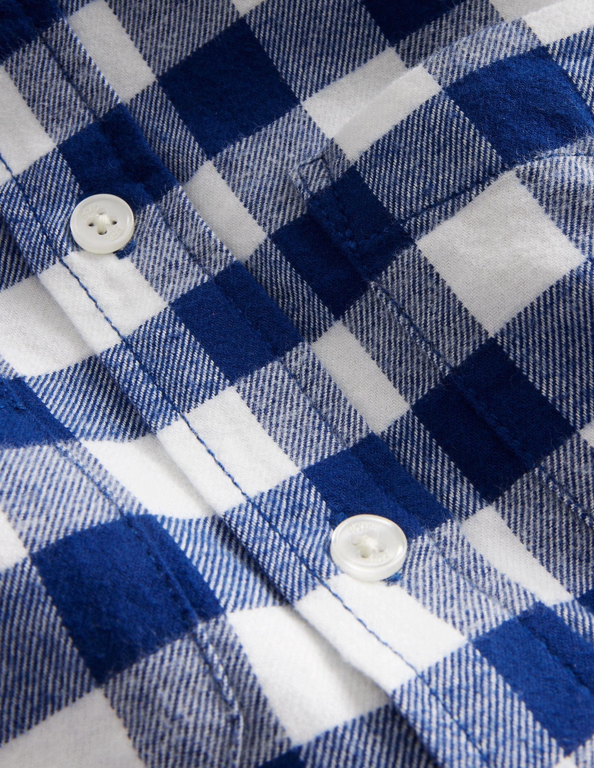 Embroidered Flannel Shirt-Gingham Guitar - Image 3