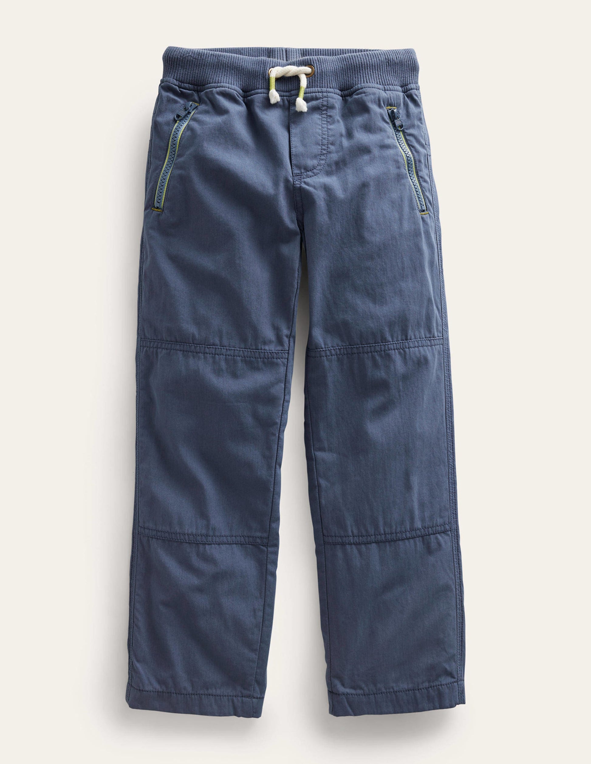Pantalon cosy doublé-Bleu robot-1