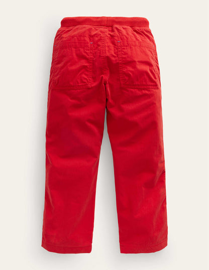 Kuschelig gefütterte Hose-Rouge-Rot-2