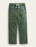 Pantalon cosy doublé-Vert monstre