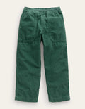 Breite Cordhose zum Hineinschlüpfen-Monster-Grün